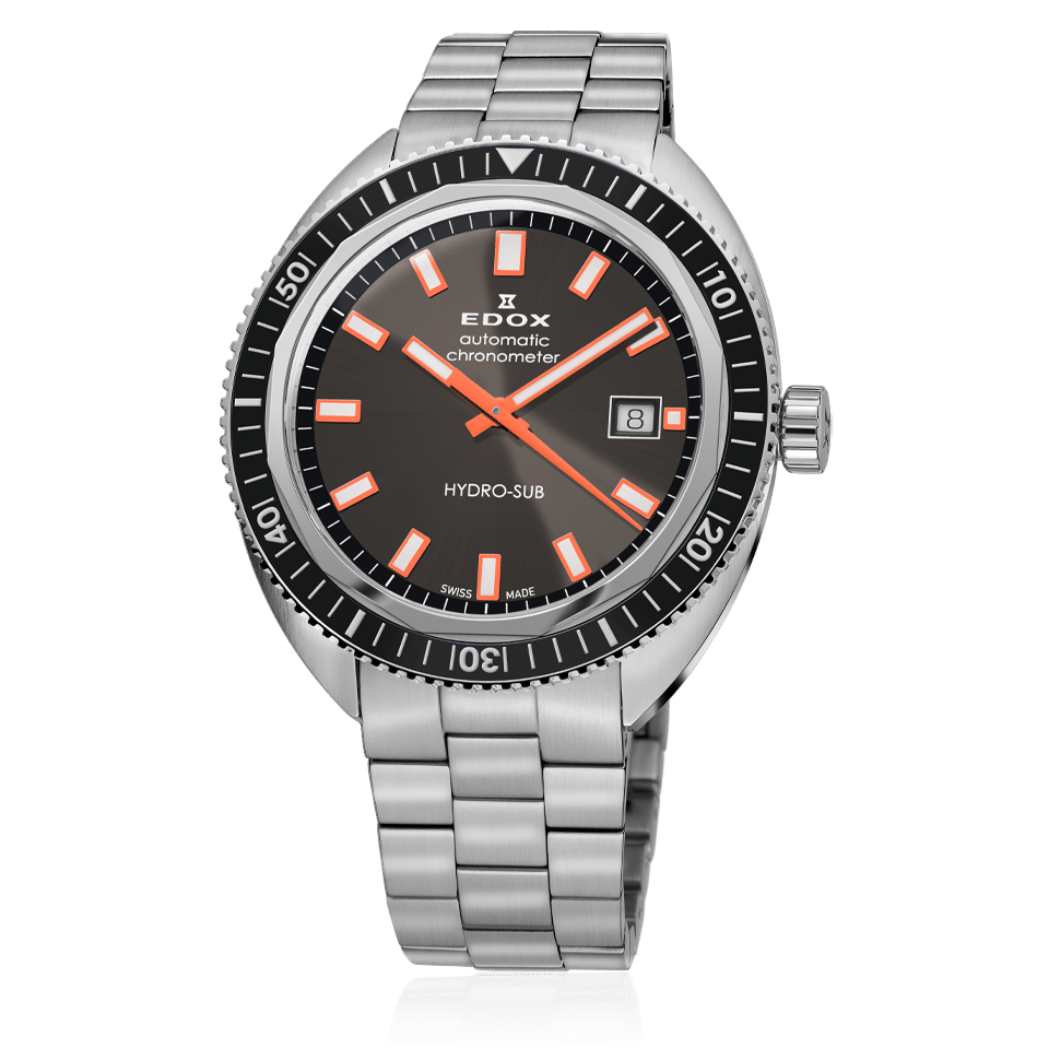 Edox 80131-3NC-VI Stainless steel Green Germany | Dealer | EveryWatch