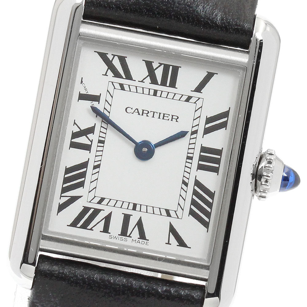 Cartier Tank 18k yellow gold White 1946 | Important Watches | Lot