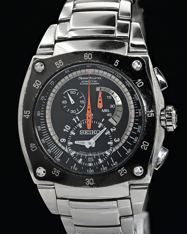 Seiko Sportura SPC039P1 Stainless steel Black and Gray | Dealer