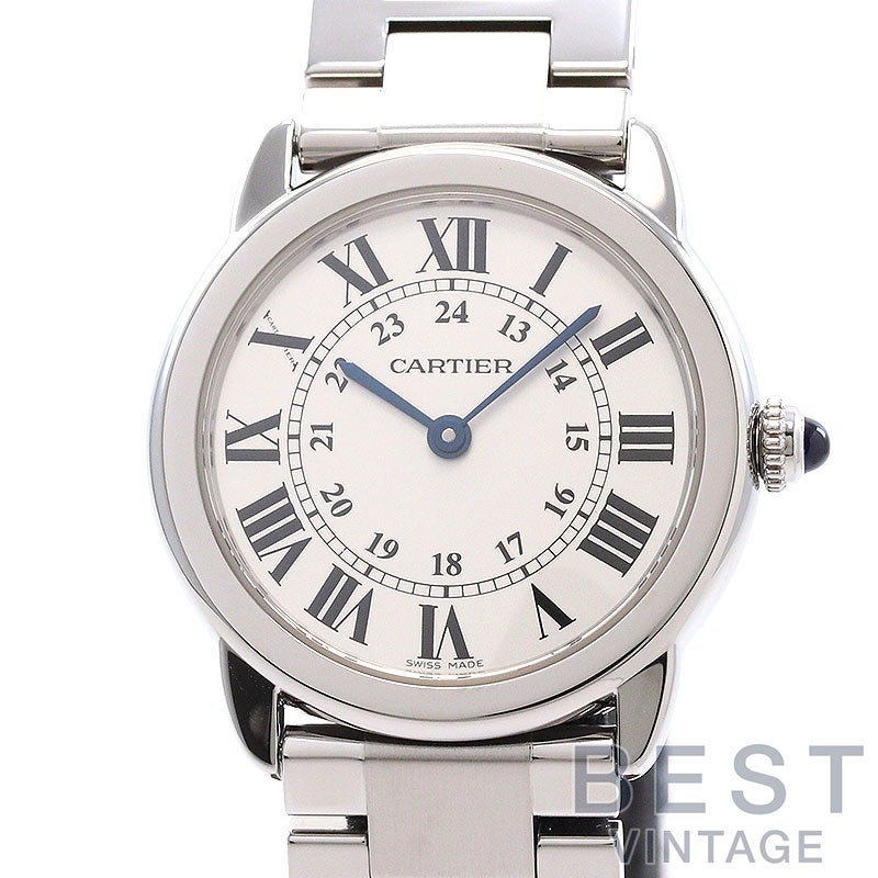 カルティエ　ロンドソロ  レディース　W6701004 Cartier Ronde Solo de Cartier W6701004 Stainless steel Silver
