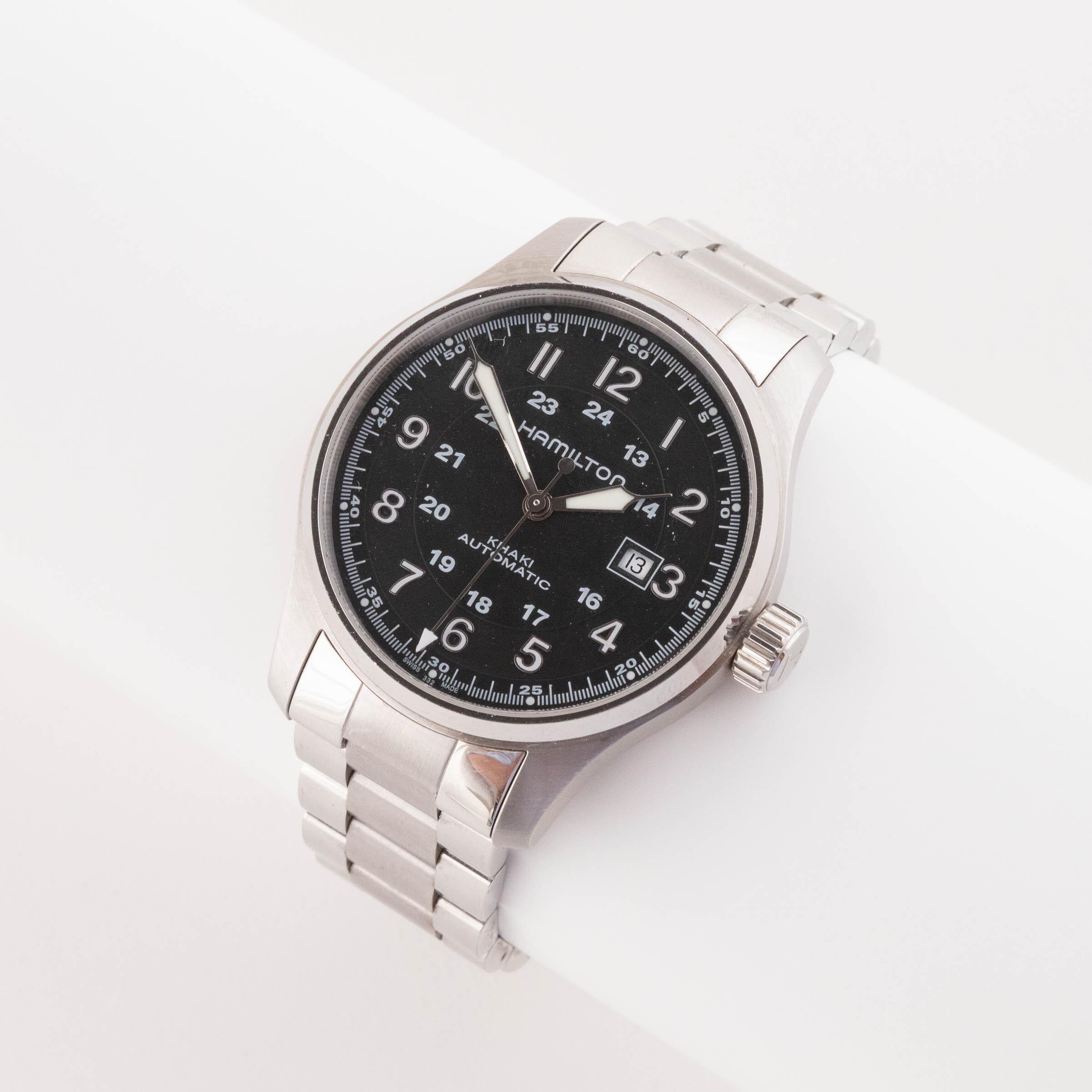 HAMILTON　腕時計　ジャンク　H384410 Hamilton Khaki Field H684410 Stainless steel Black Japan | Dealer