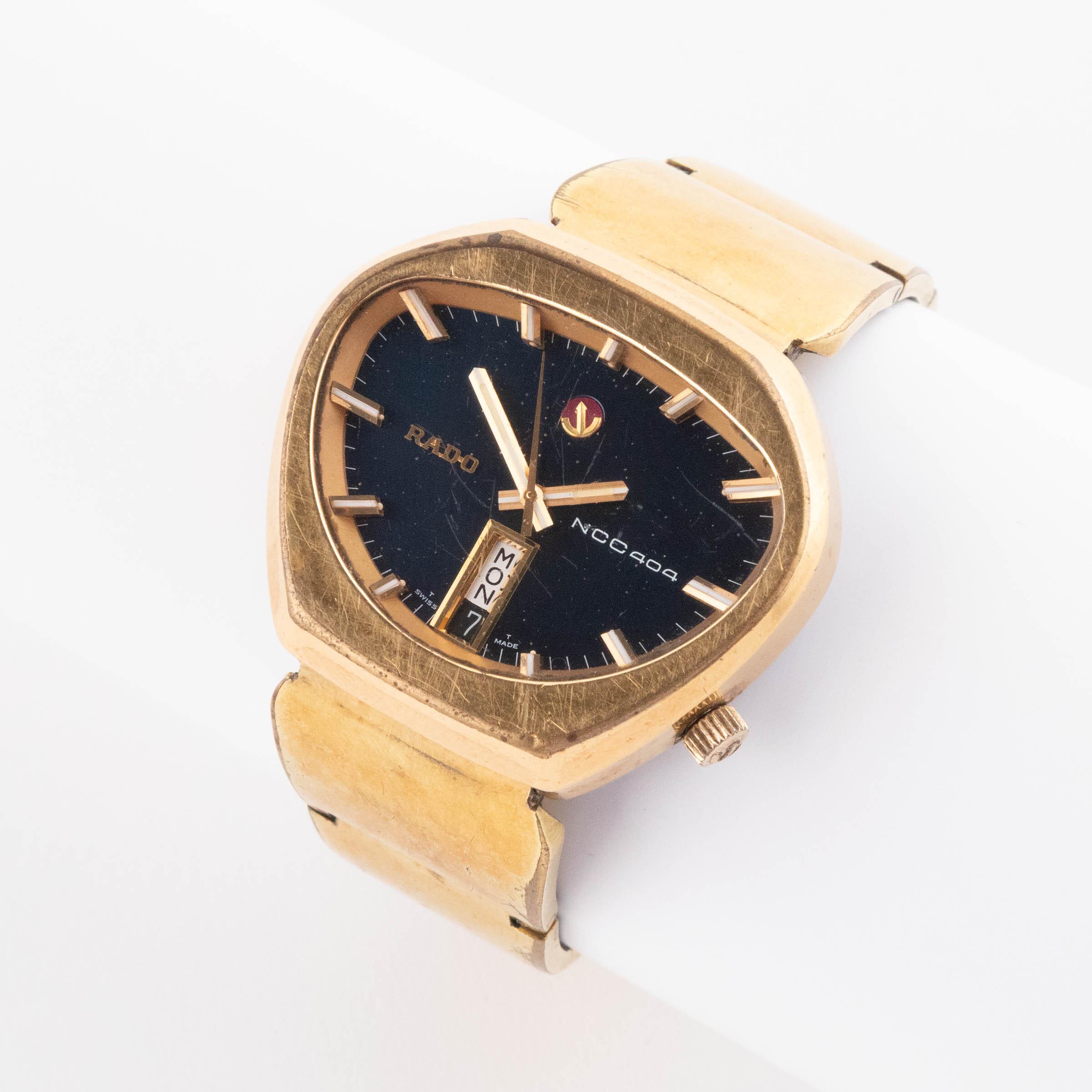 Rado 111.9528.9 Yellow gold and Stainless steel Black 1983