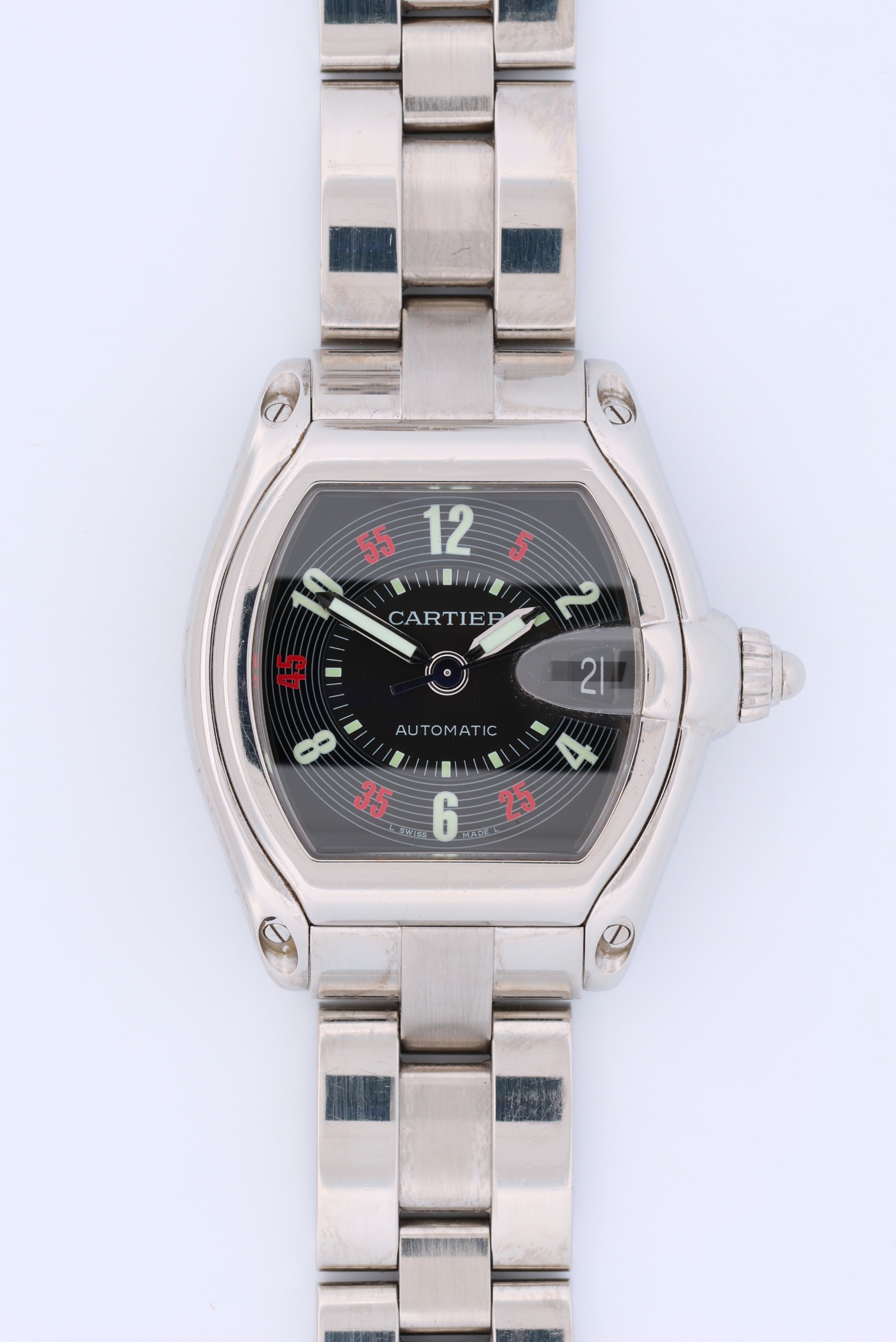 Cartier Roadster 2510 Stainless steel Blue 2011 United Kingdom