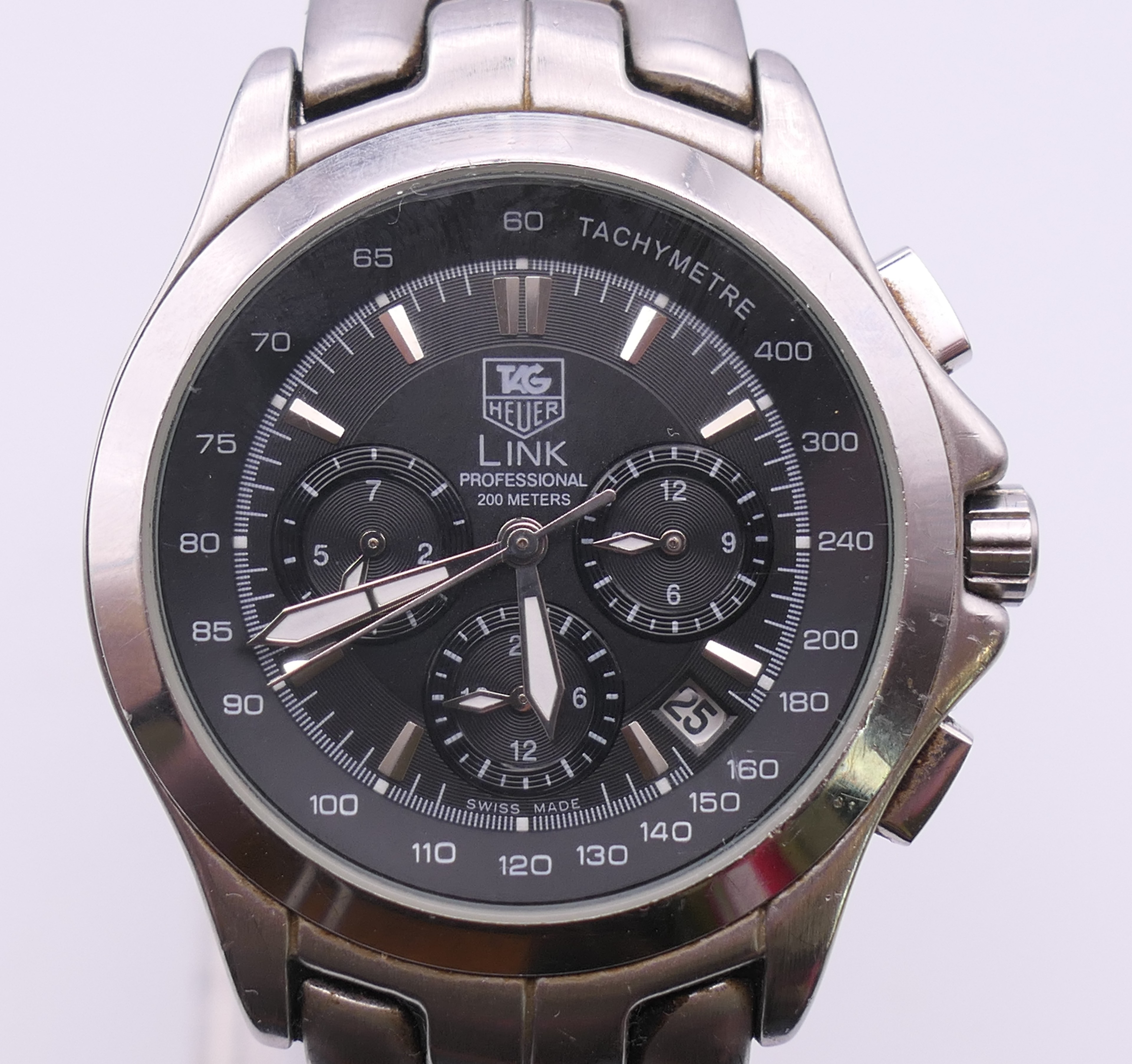 TAG Heuer Link CT2111 Stainless steel Black 2000 | Watches Online