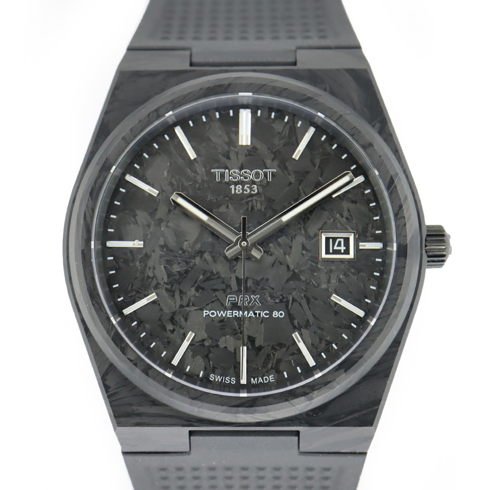 Tissot PRX Powermatic 80 T137.907.97.201.00 Carbon fiber Black