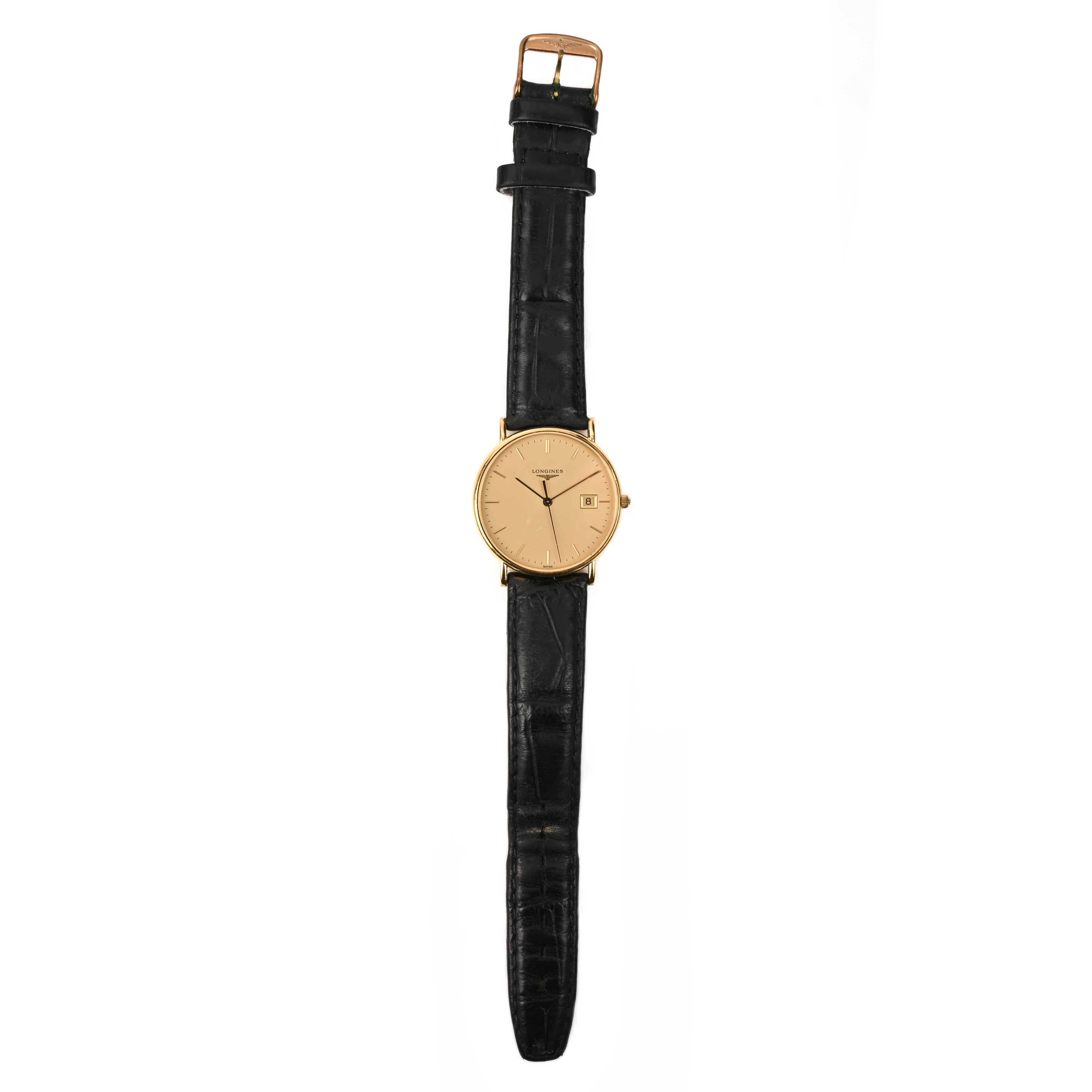 Longines Lungomare L3.632.4 Stainless steel Black | Dealer