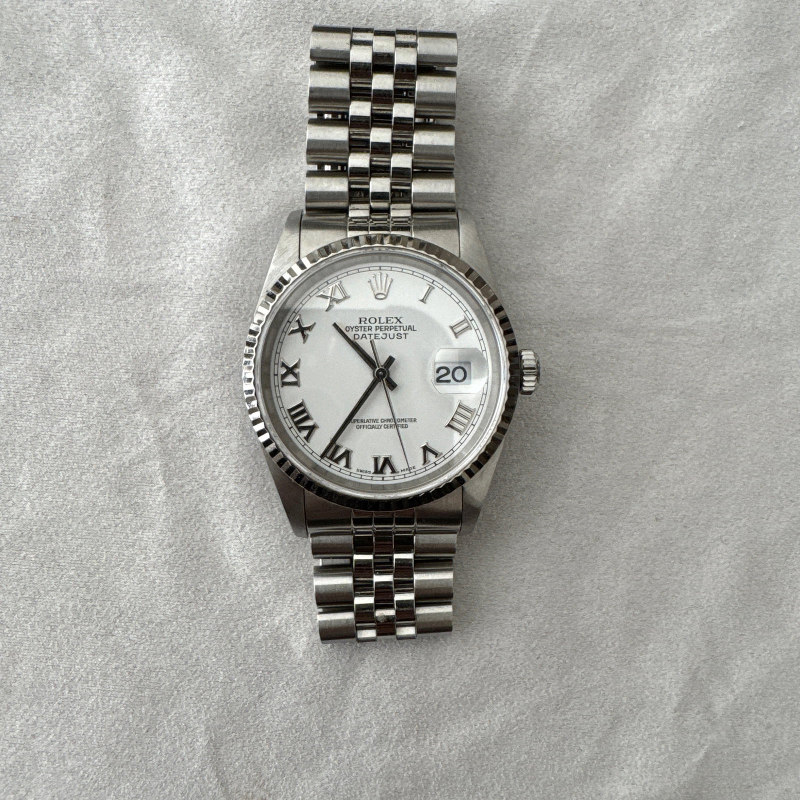 Rolex Datejust 16234 Stainless steel Gray 1992 United Kingdom