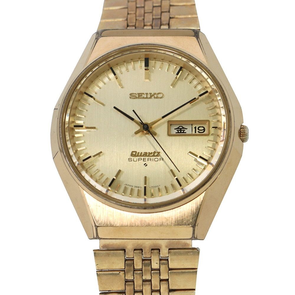 SEIKO QUARTZ SUPERIOR 本体 ゴールドカラー Seiko Superior SSA026K1 Stainless steel Black 2019 | Dealer