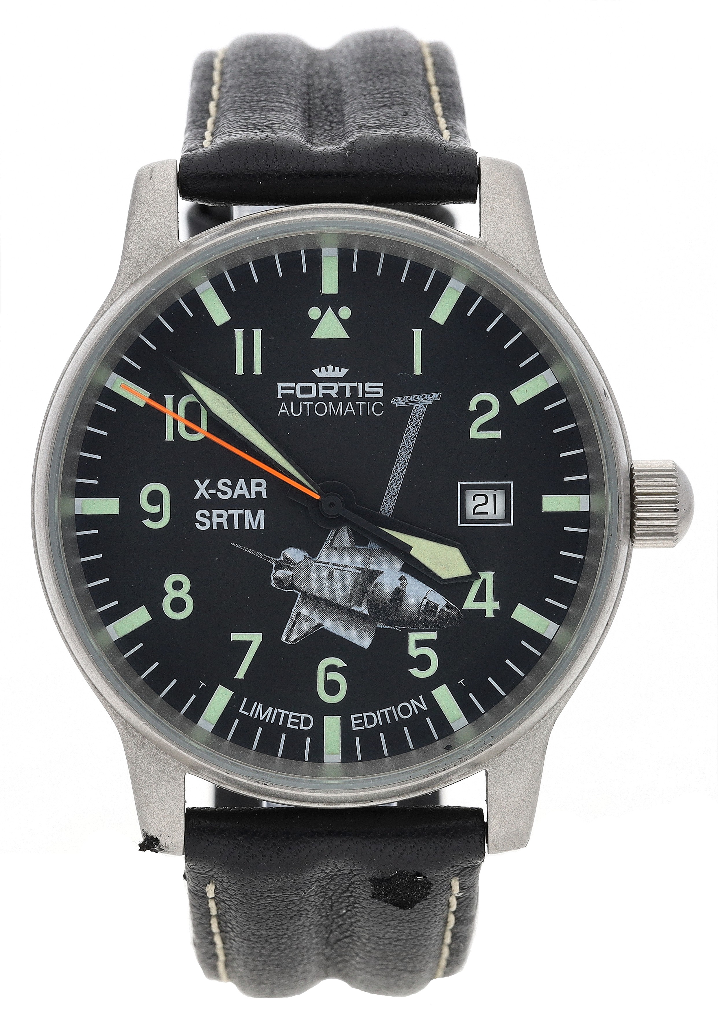 Fortis B-42 Official Cosmonauts 658.27.158. Titanium Black 2015