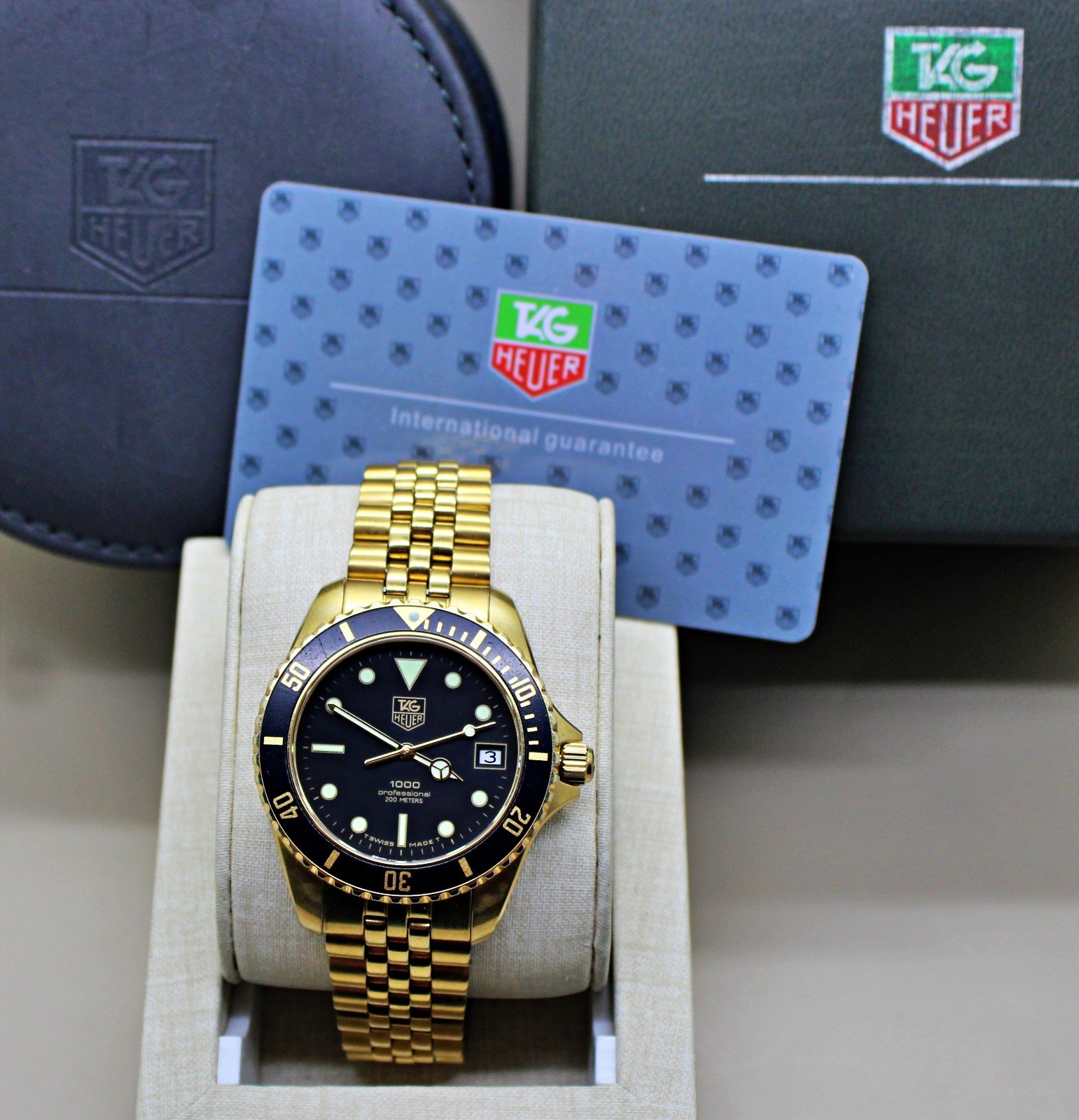TAG Heuer 1000 984.013B Stainless steel Black 1990 | Dealer