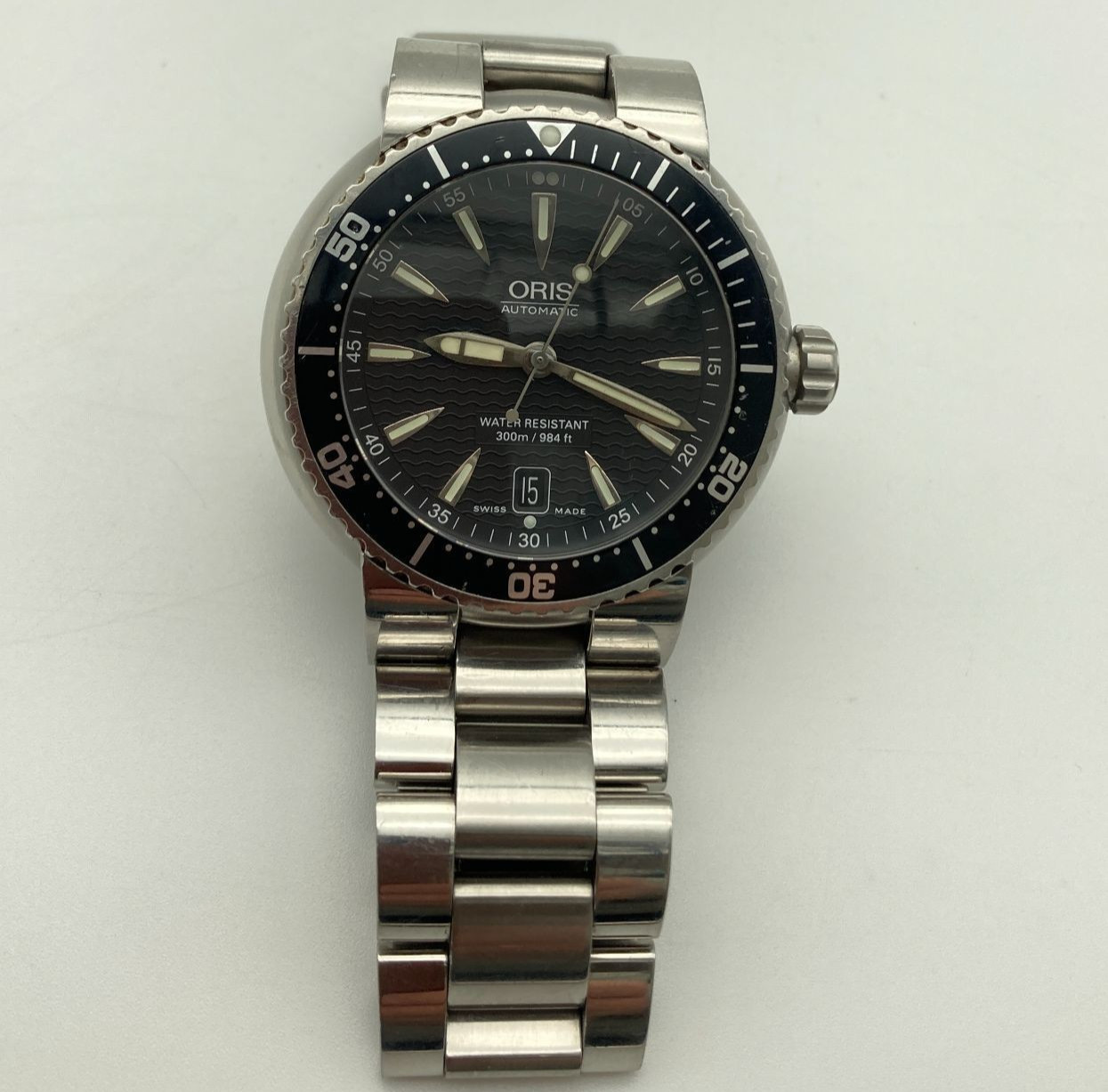 ORIS ダイバーズデイト　7533 自動巻き　ブラック　メンズ　付属品有り Oris Divers 7533P Stainless steel Black 2011 | Dealer | EveryWatch