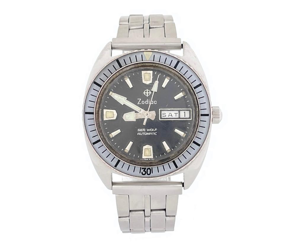 Zodiac ZO8000 Stainless steel Black | Dealer | EveryWatch
