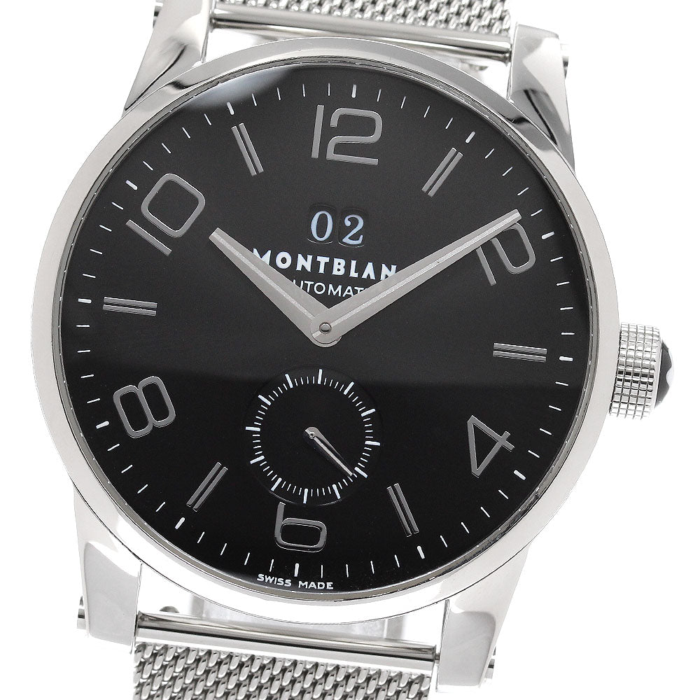 た*様 MONTBLANC 自動巻き腕時計 タイムウォーカー Montblanc TimeWalker 118494 Stainless steel White 2018 United