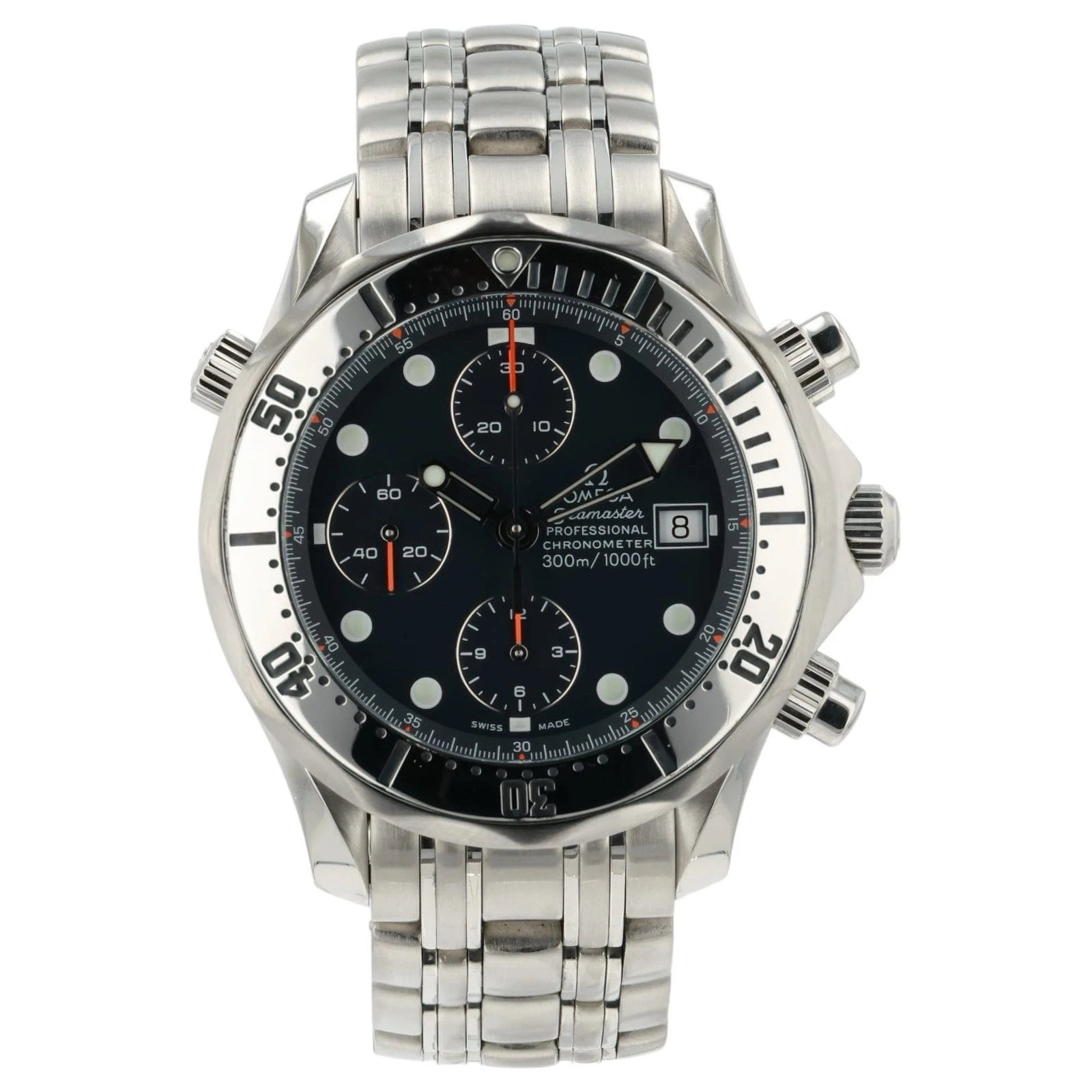 Omega Seamaster Diver 300M 2598.80.00 Stainless steel Blue 1998