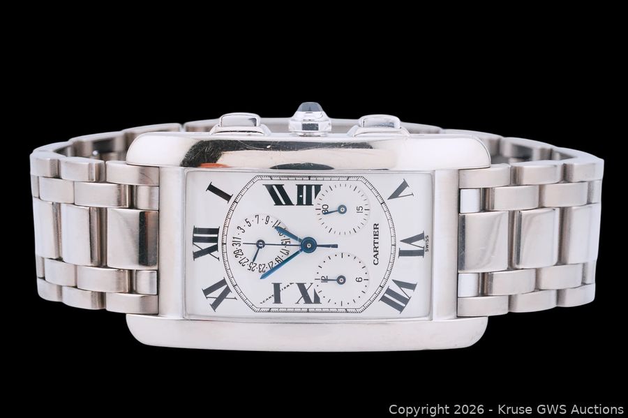 Cartier Tank Americaine W2607456 Rose gold Champagne Japan