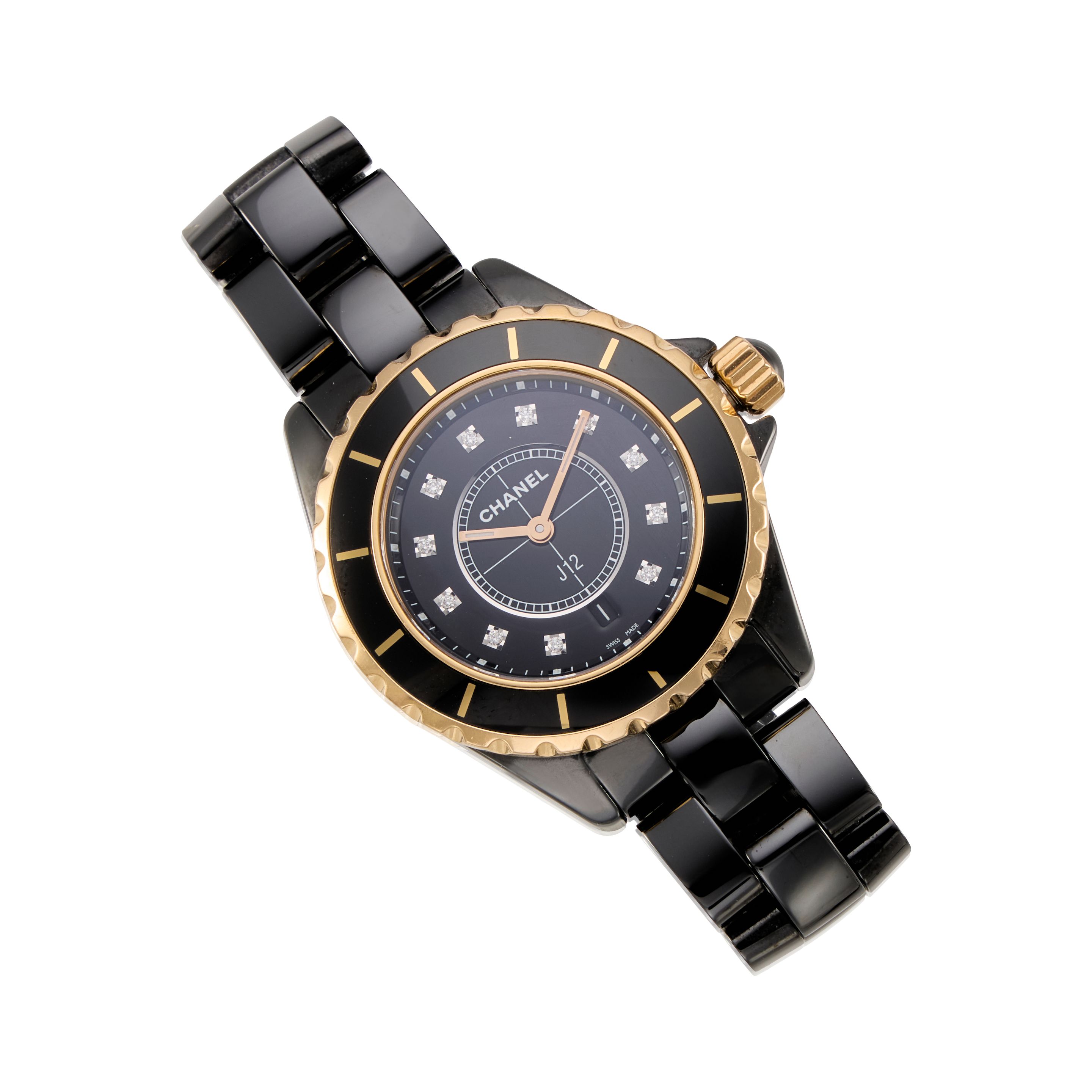 Chanel J12 D.L.007. I Stainless steel White | wrist and pocket