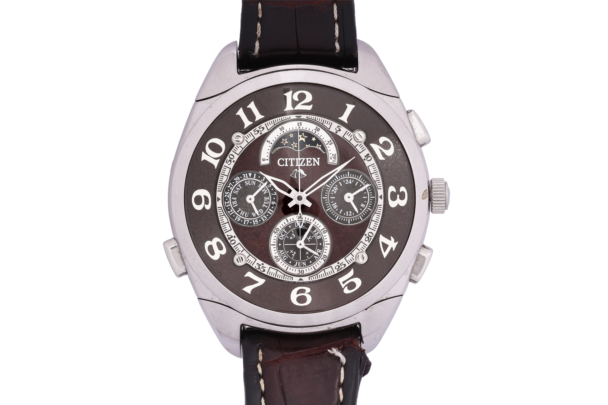 Citizen Campanola 8730-T022341/BU0020-62A Stainless steel Black