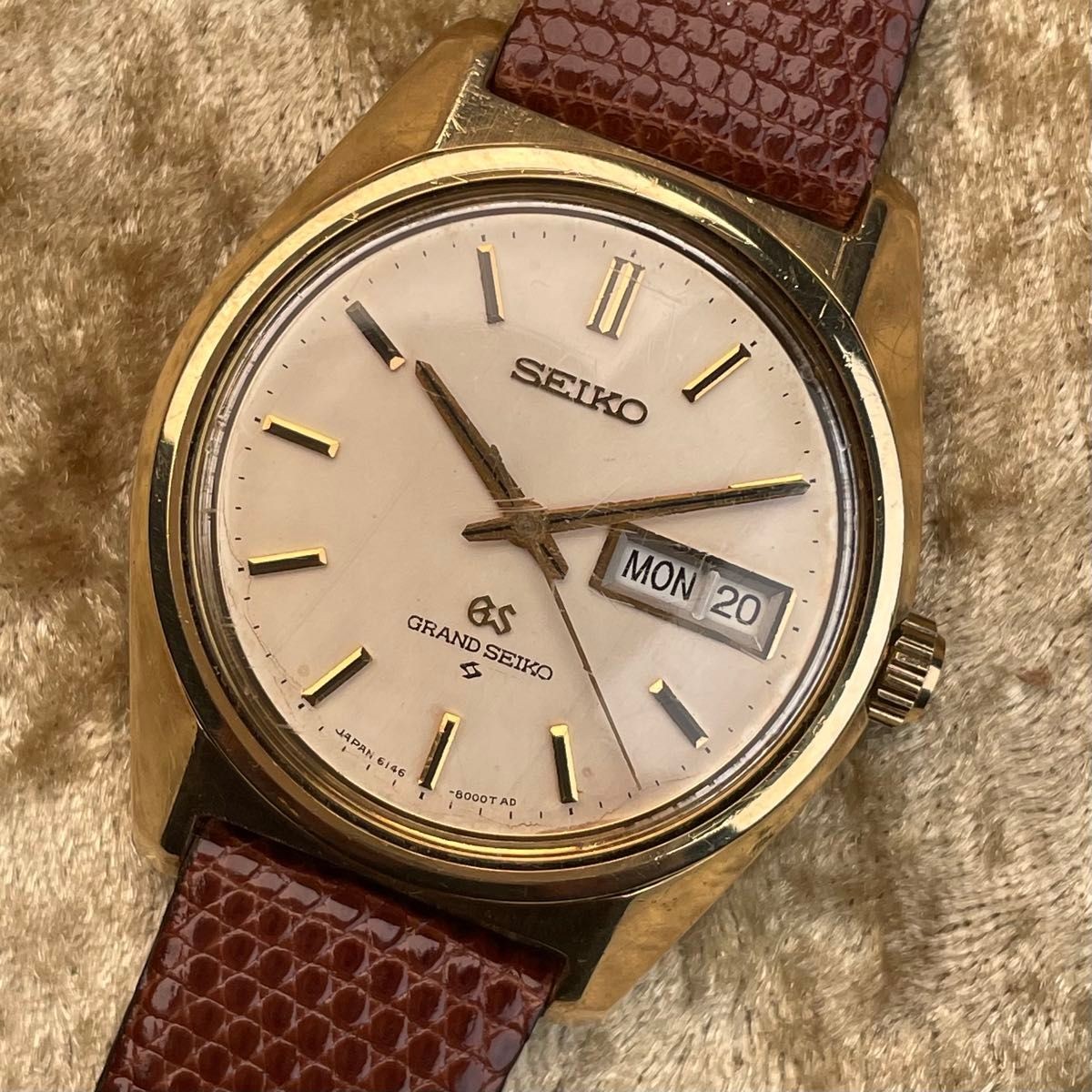 Grand Seiko 61GS 6146-8000 Gold-plated Golden 1967 Japan | Dealer