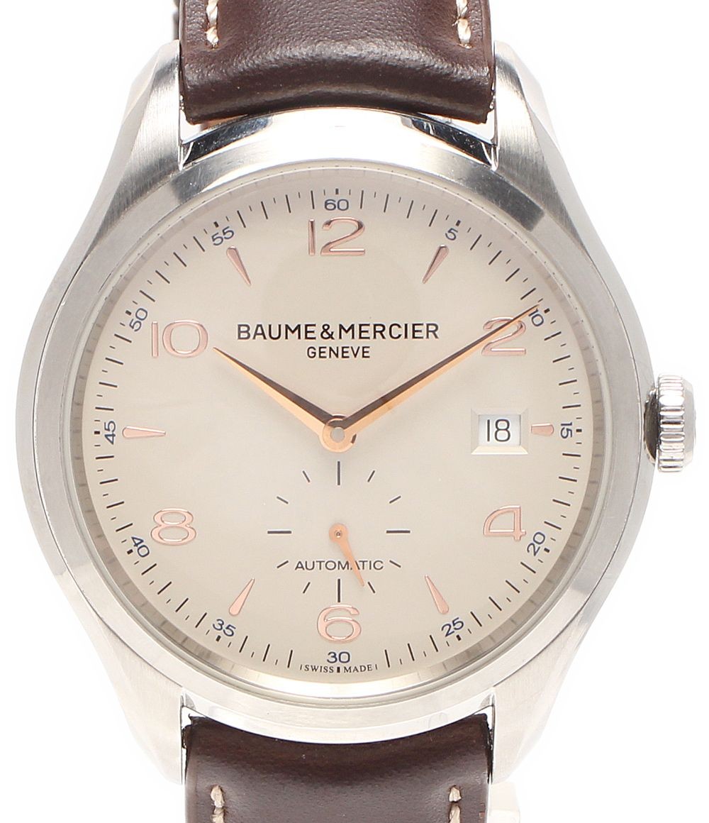 Baume & Mercier Clifton 65717 Stainless steel Black Japan | Dealer