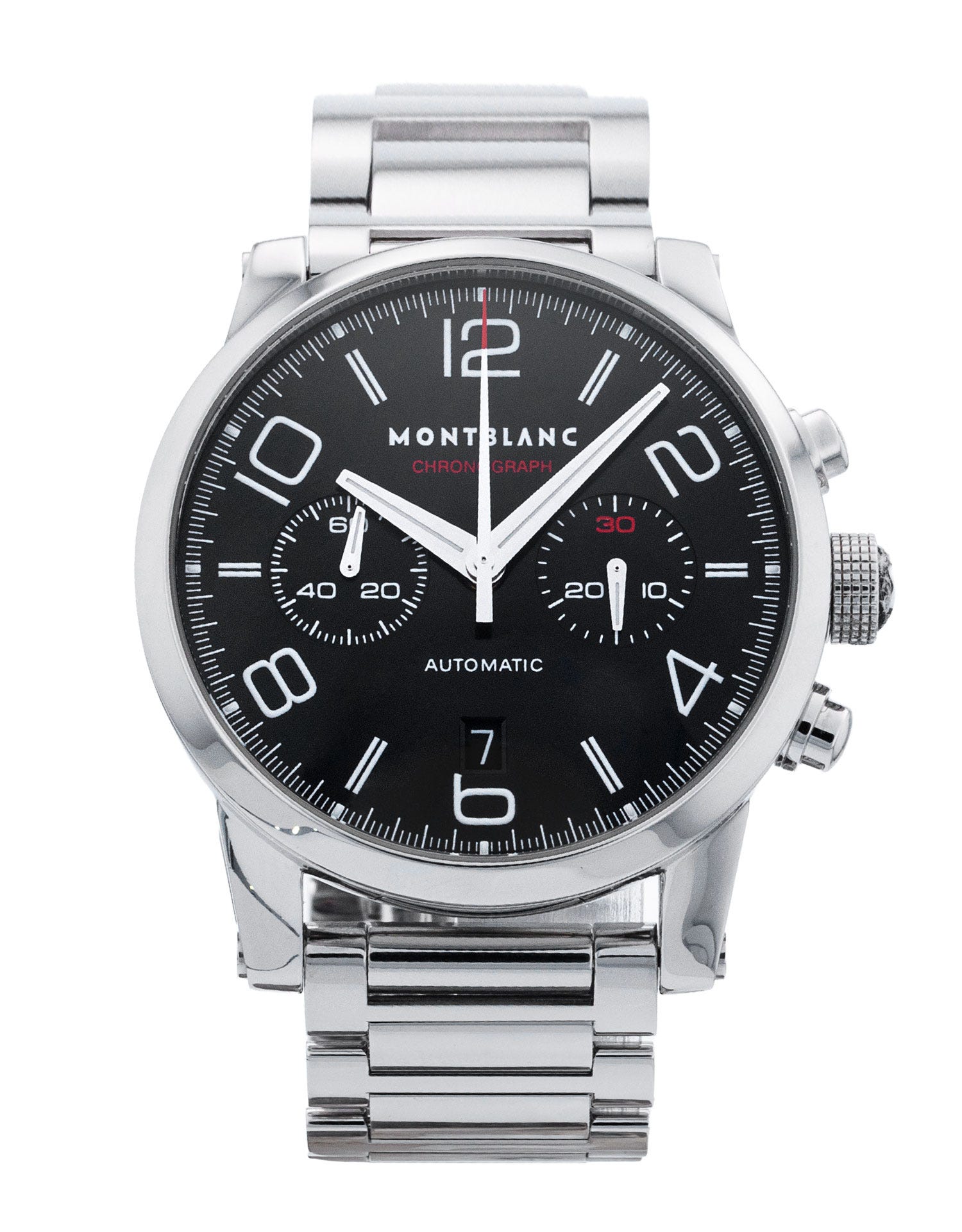 Montblanc TimeWalker 7069 Stainless steel Silver 2005 | Important