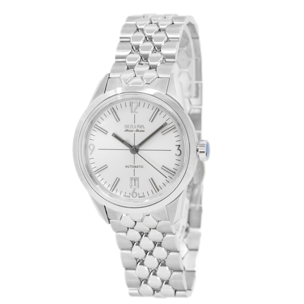 Bulova Accu-Swiss 63B177 Stainless steel Silver | Dealer | EveryWatch