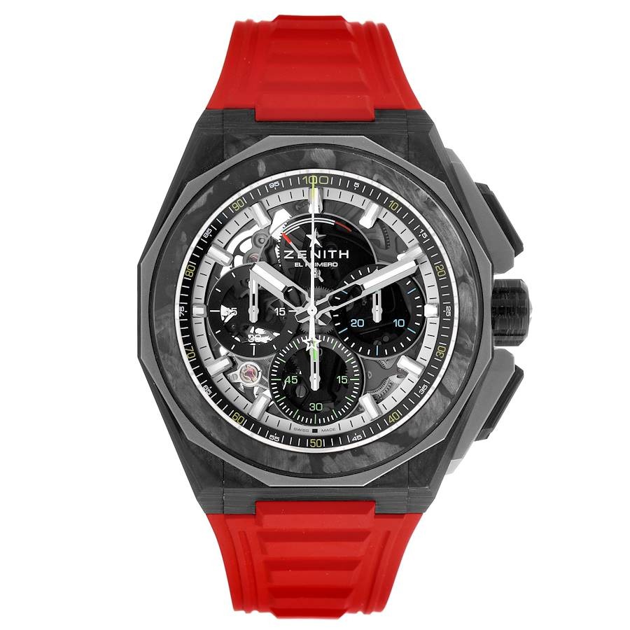 2本セット　アーク10、アーマー900テク Zenith Defy Extreme 10.9100.9004/22.I200 Carbon fiber and Titanium