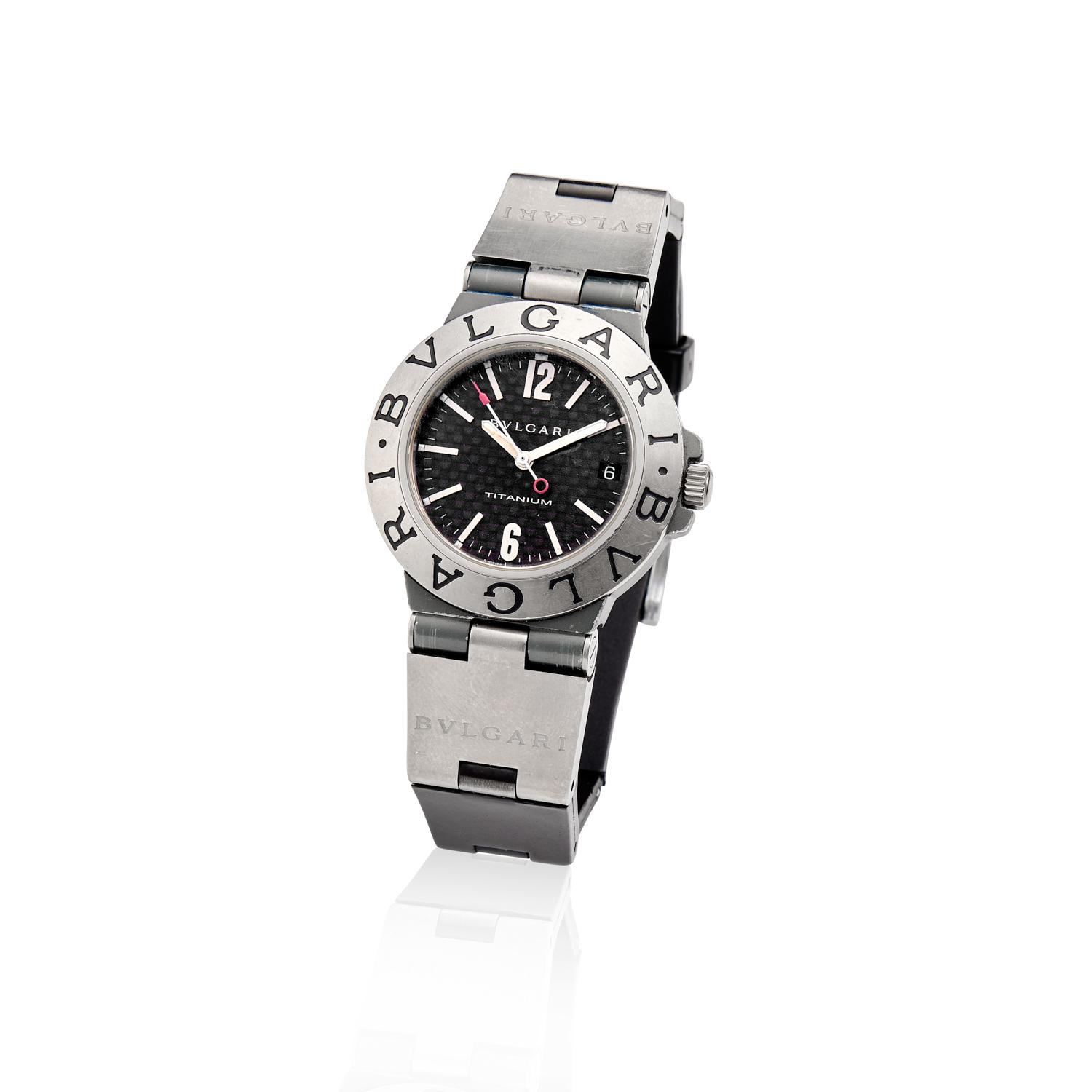 BVLGARI Diagono DG 42 S CH Stainless steel Blue | Dealer | EveryWatch