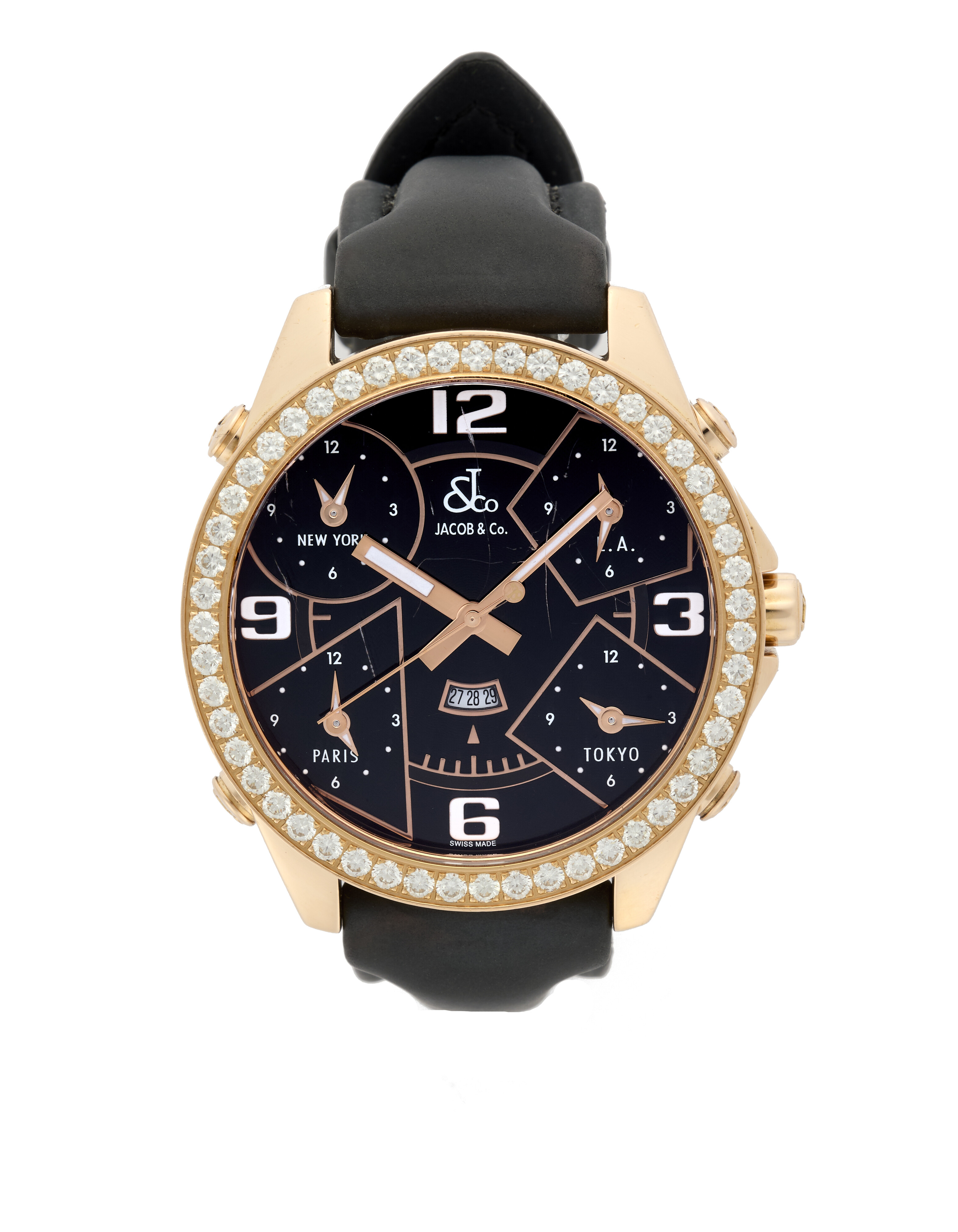 Jacob & Co. Five Time Zone D-465739 Stainless steel Silver 2010