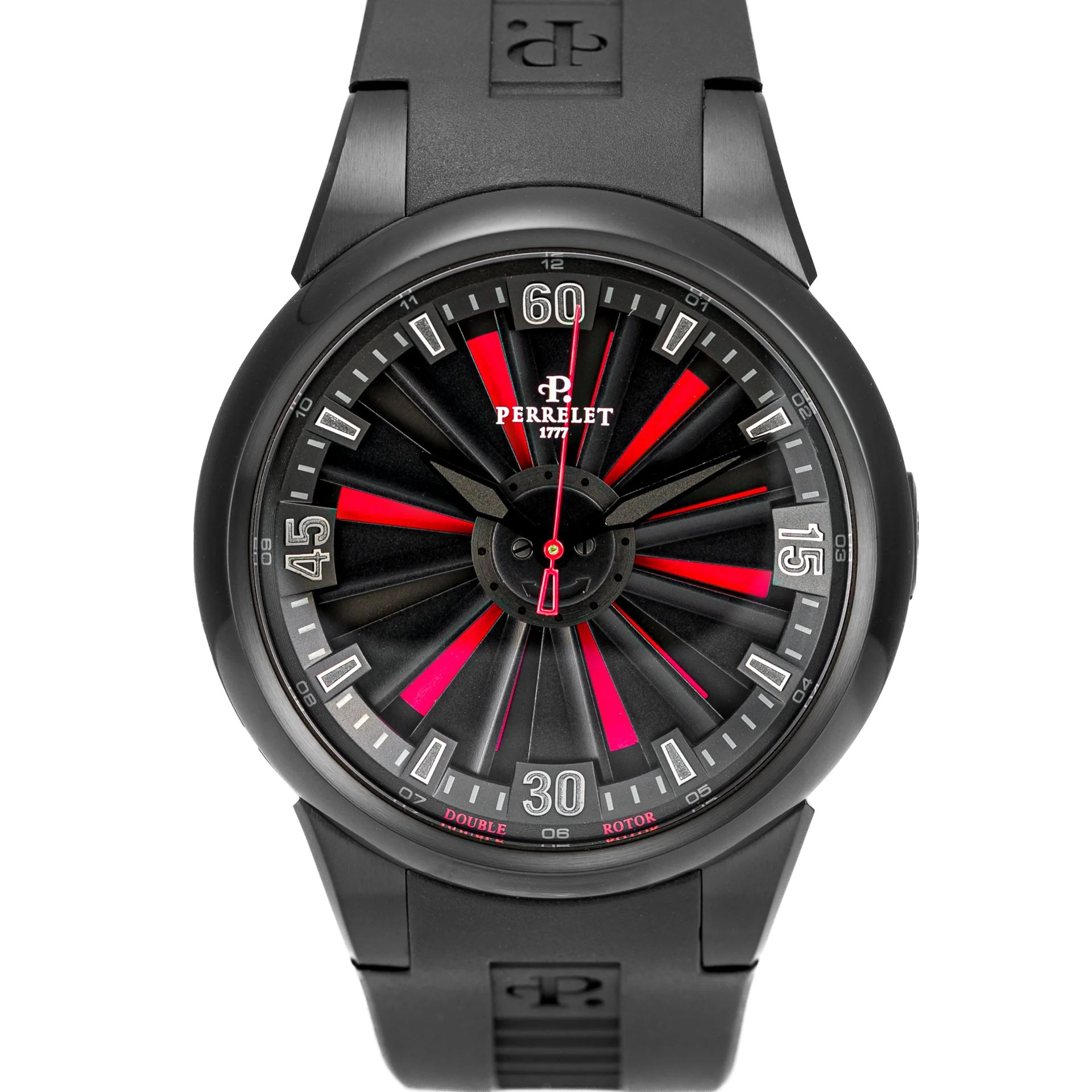Perrelet Air Zermatt Stainless steel Black and Silver | Dealer