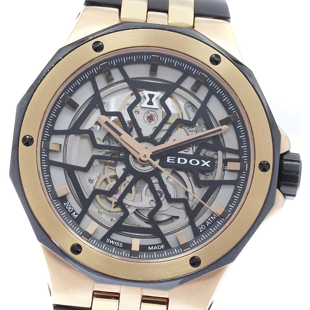 ディエマ Edox Delfin 10112-3NM-NIN Stainless steel Black United States