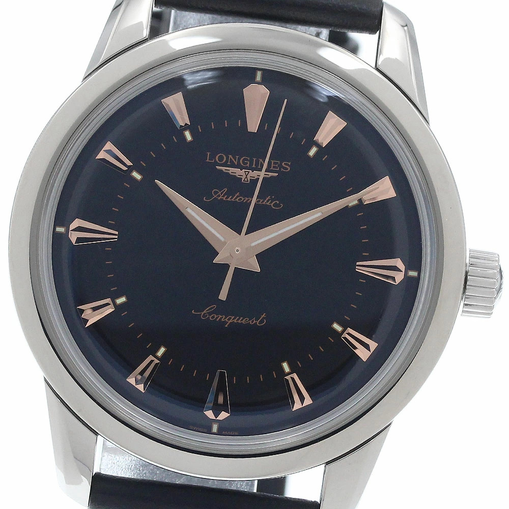 Longines Conquest Heritage L1.611.6 Rose gold Black Japan | Dealer