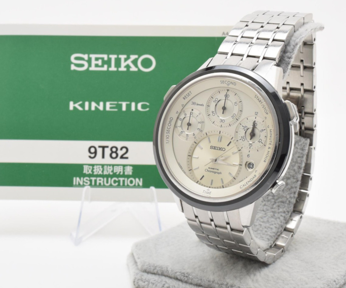 Seiko Kinetic 5M62-0BL0 Stainless steel Black | Dealer | EveryWatch