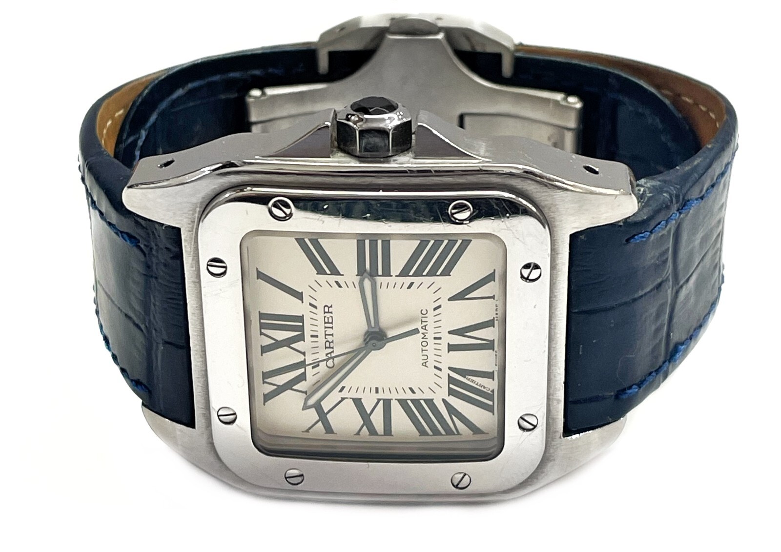 Cartier Santos 100 2656 Stainless steel White | Dealer | EveryWatch