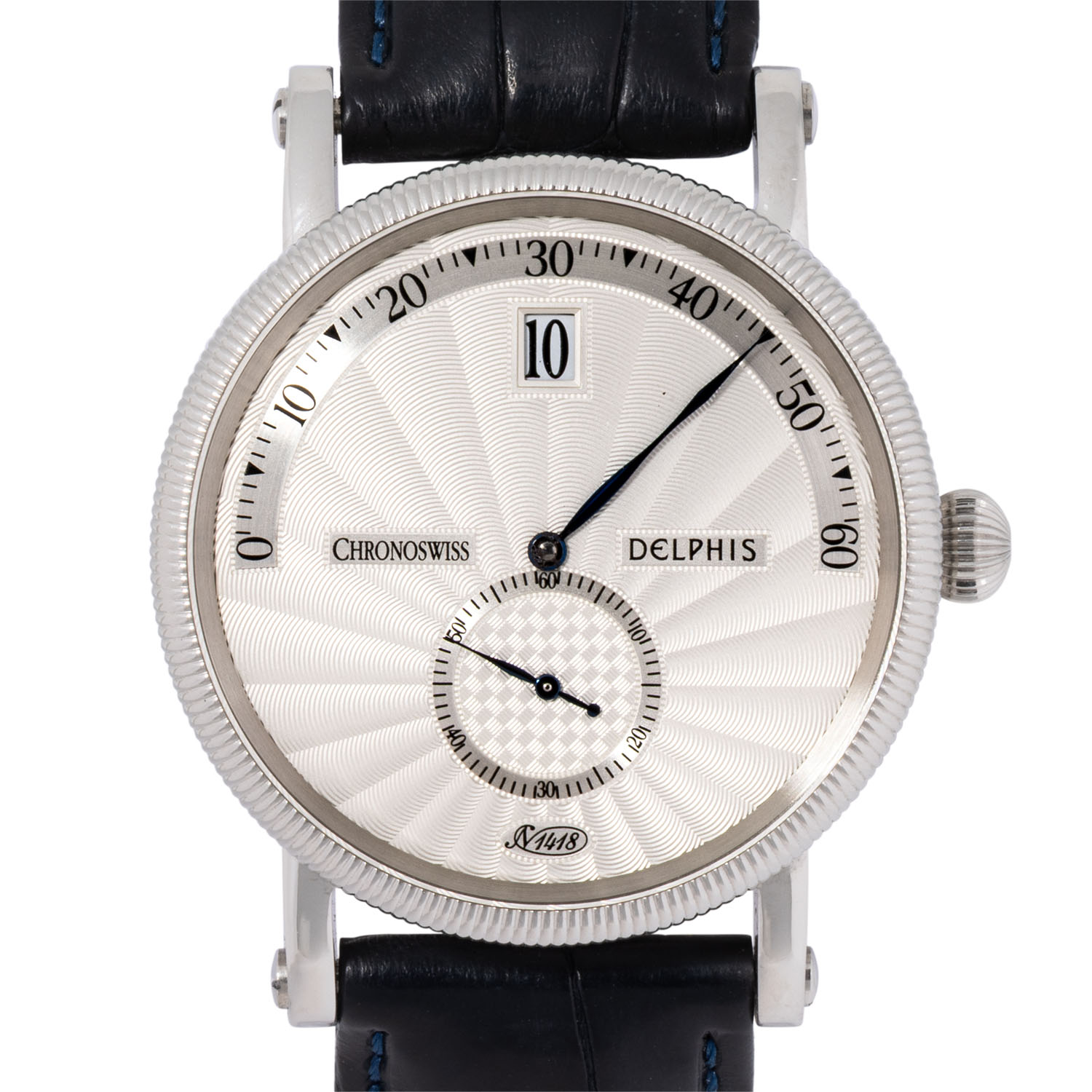 Chronoswiss Delphis CH 1421 R Rose gold Silver 1998 | Dealer