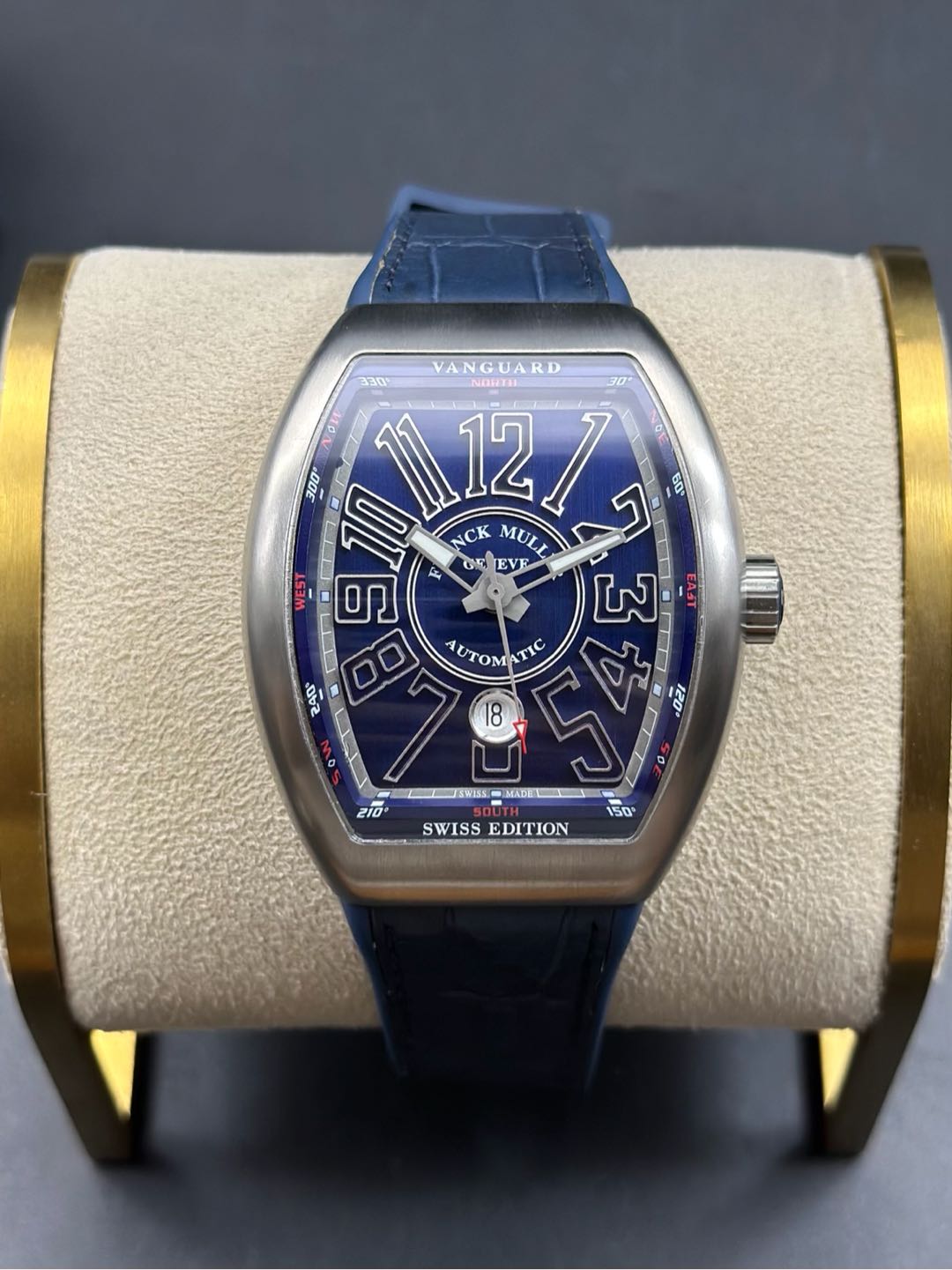 Franck Muller Vanguard V45 SC DT YACHTING Stainless steel Black