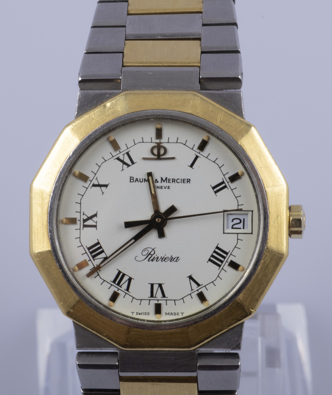 Baume & Mercier Riviera MV045164 Stainless steel White 2001 United