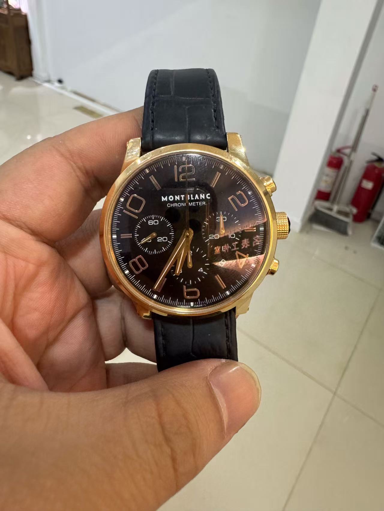 Montblanc TimeWalker 7142 Stainless steel Black 2007 | Dealer