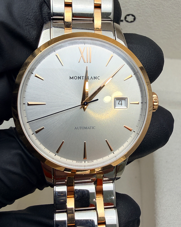 Montblanc Heritage 111874 Rose gold Silver 2022 | Dealer | EveryWatch