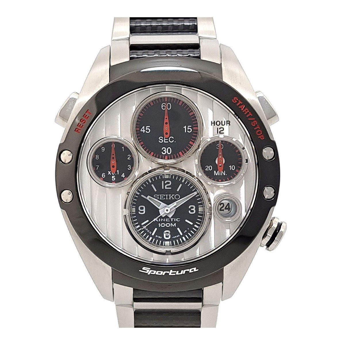 Seiko Sportura 7T62-0LC0 Stainless steel Black Japan | Dealer