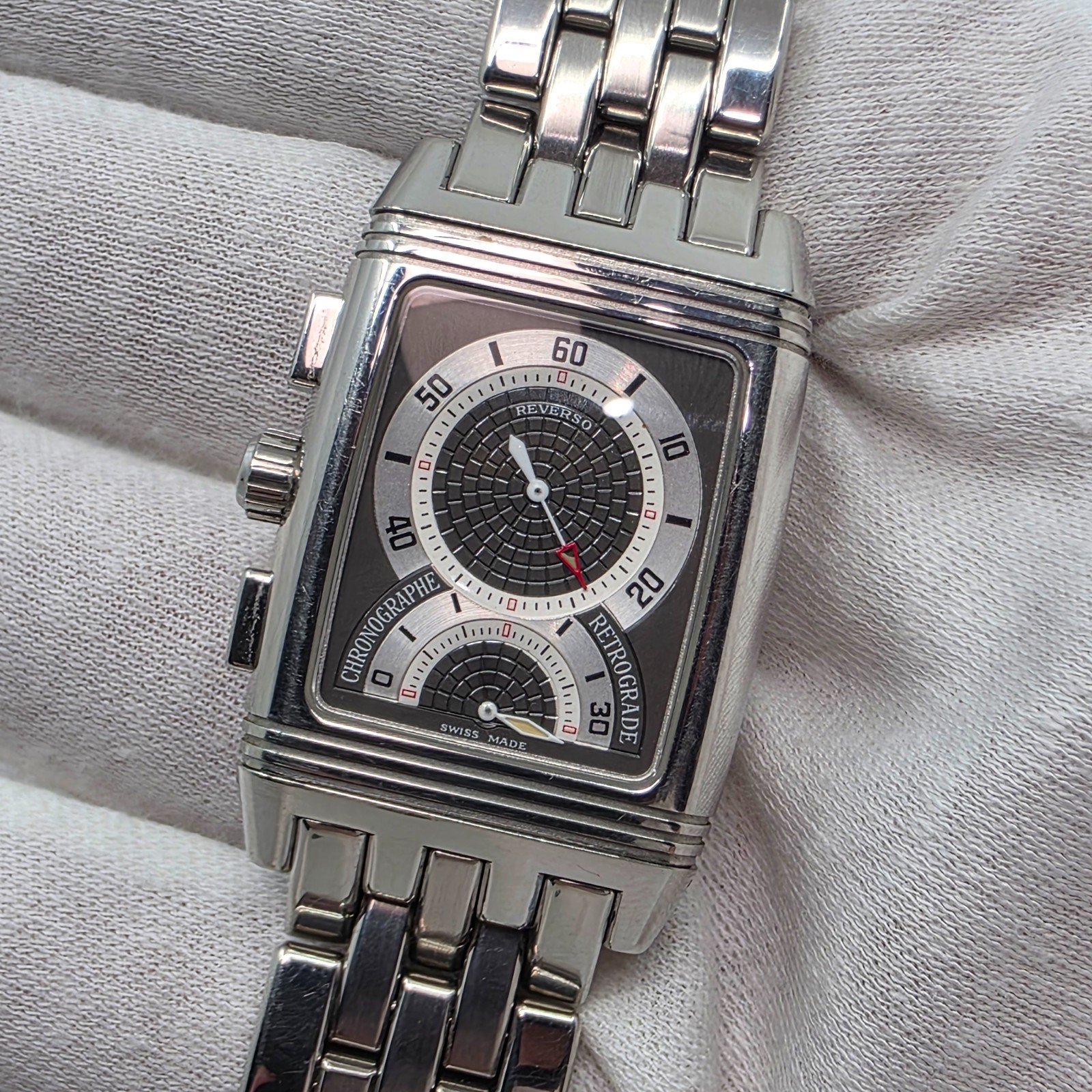Jaeger-LeCoultre Reverso Grand Sport 295.8.59 Stainless steel Gray