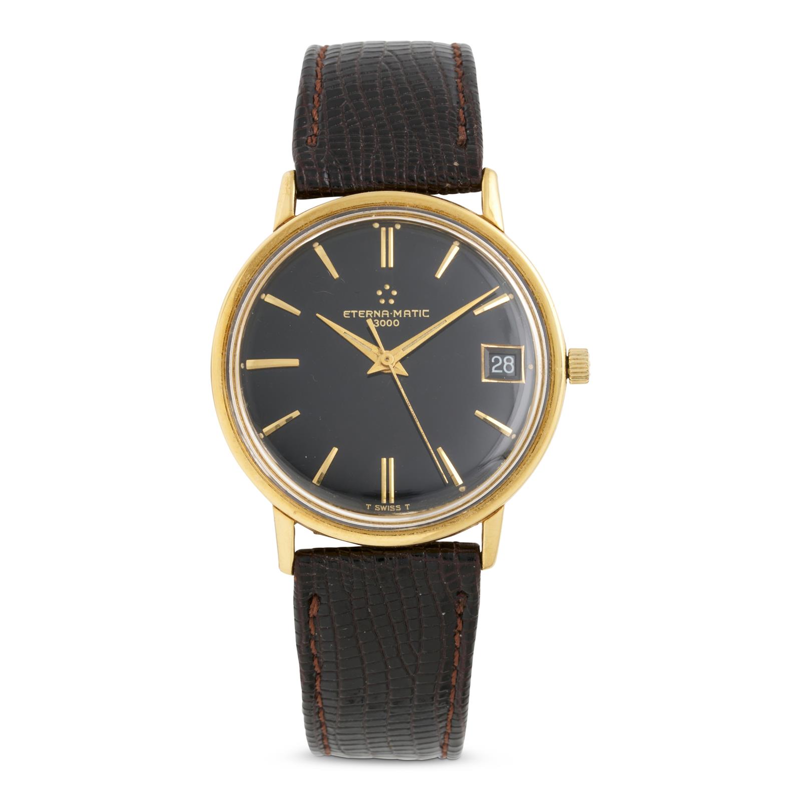 Eterna Eterna-Matic 1501.41 Stainless steel Black and Silver Japan