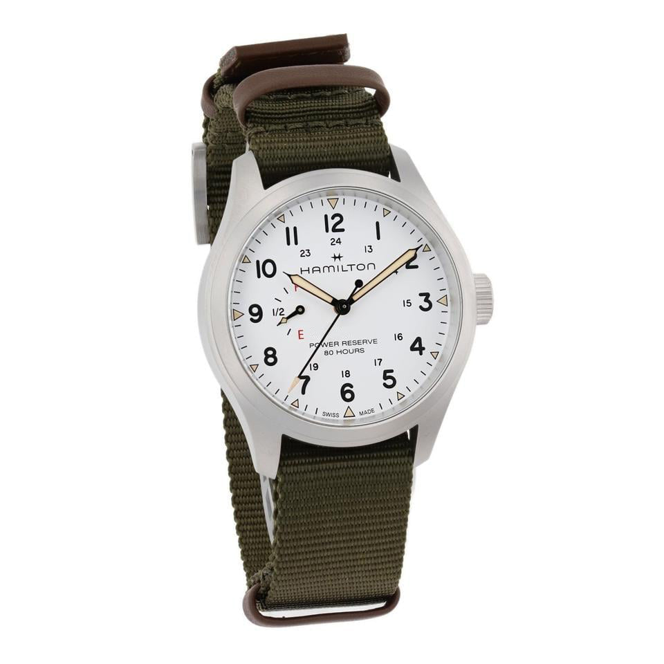 H　HAMILTON　Khaki　カーキ　9445　腕時計　メンズ Hamilton Khaki Field 9445 Stainless steel White 1990 | Dealer