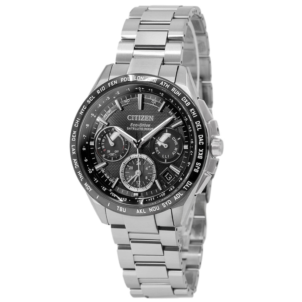 ゴエCITIZENアテッサ CC9015-54E GPSサテライトウェーブ Citizen Satellite Wave CC9015-54E Titanium Black | Dealer | EveryWatch
