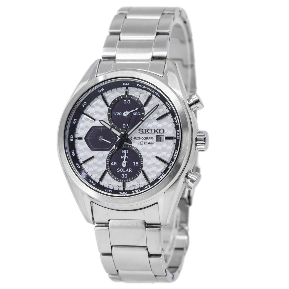 Seiko Chronograph SSC769P1 Stainless steel White | Dealer | EveryWatch