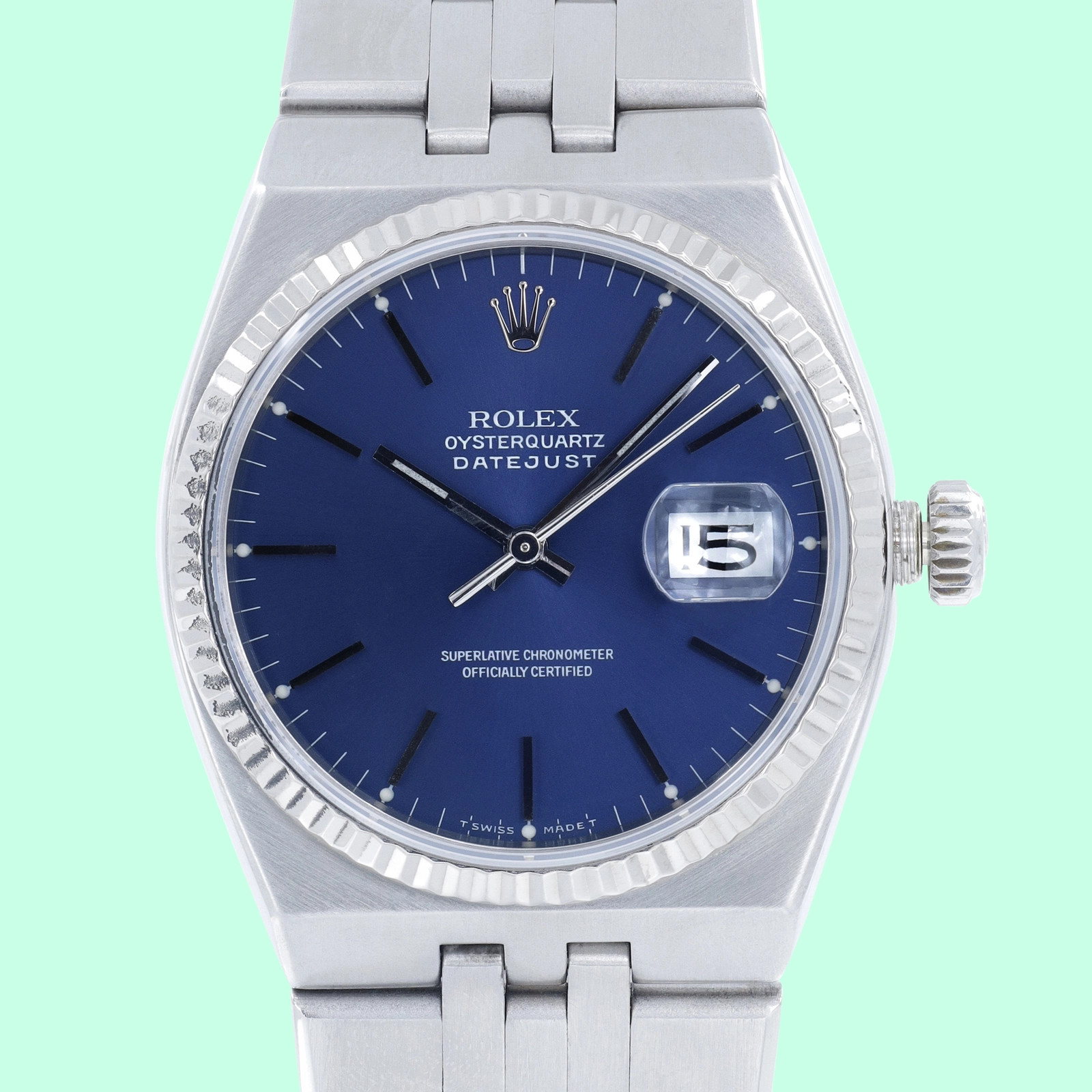 Rolex Datejust 17014 Stainless steel Blue 1995 | Dealer | EveryWatch