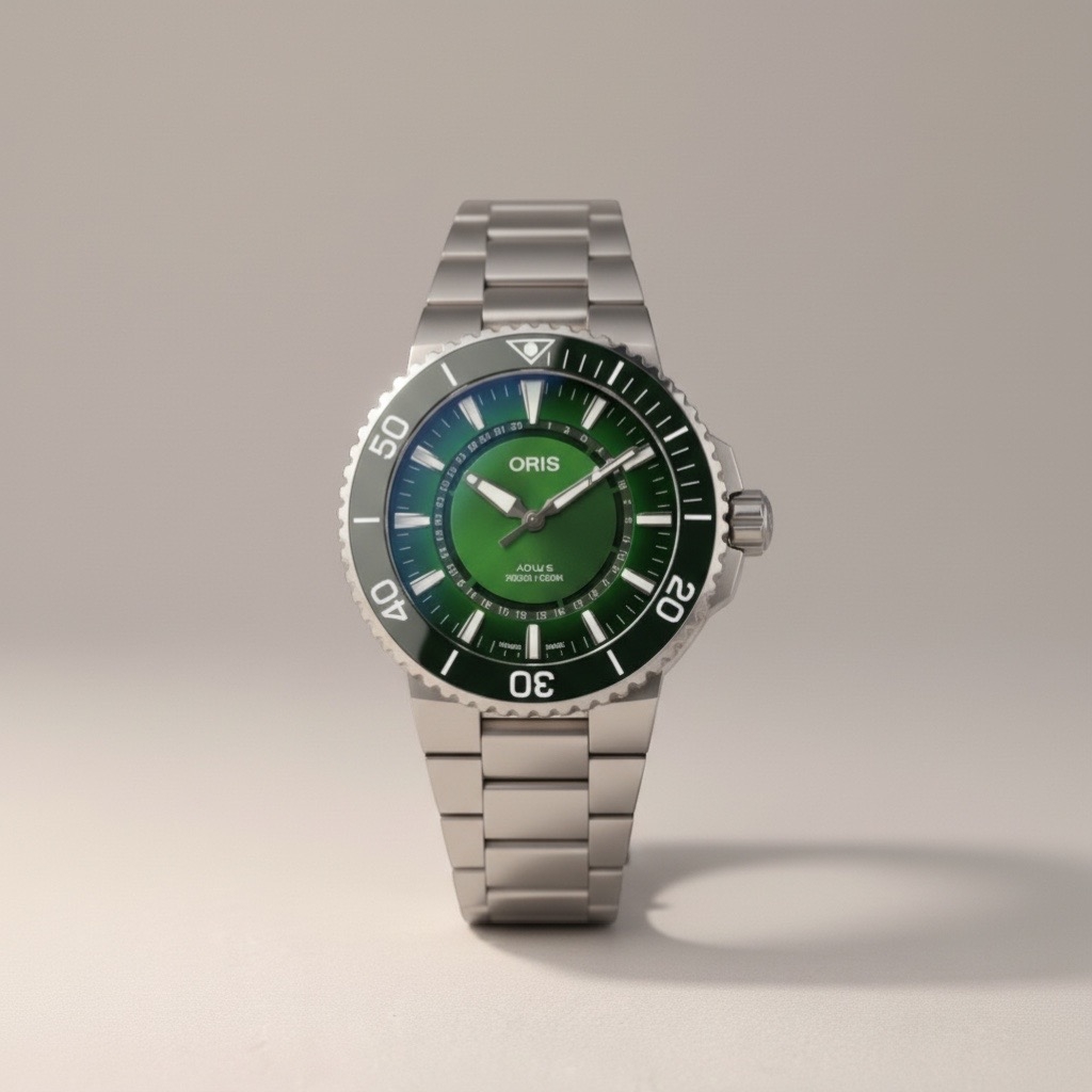 Oris Aquis 01 733 7789 4154-07 8 23 04PEB Stainless steel Black
