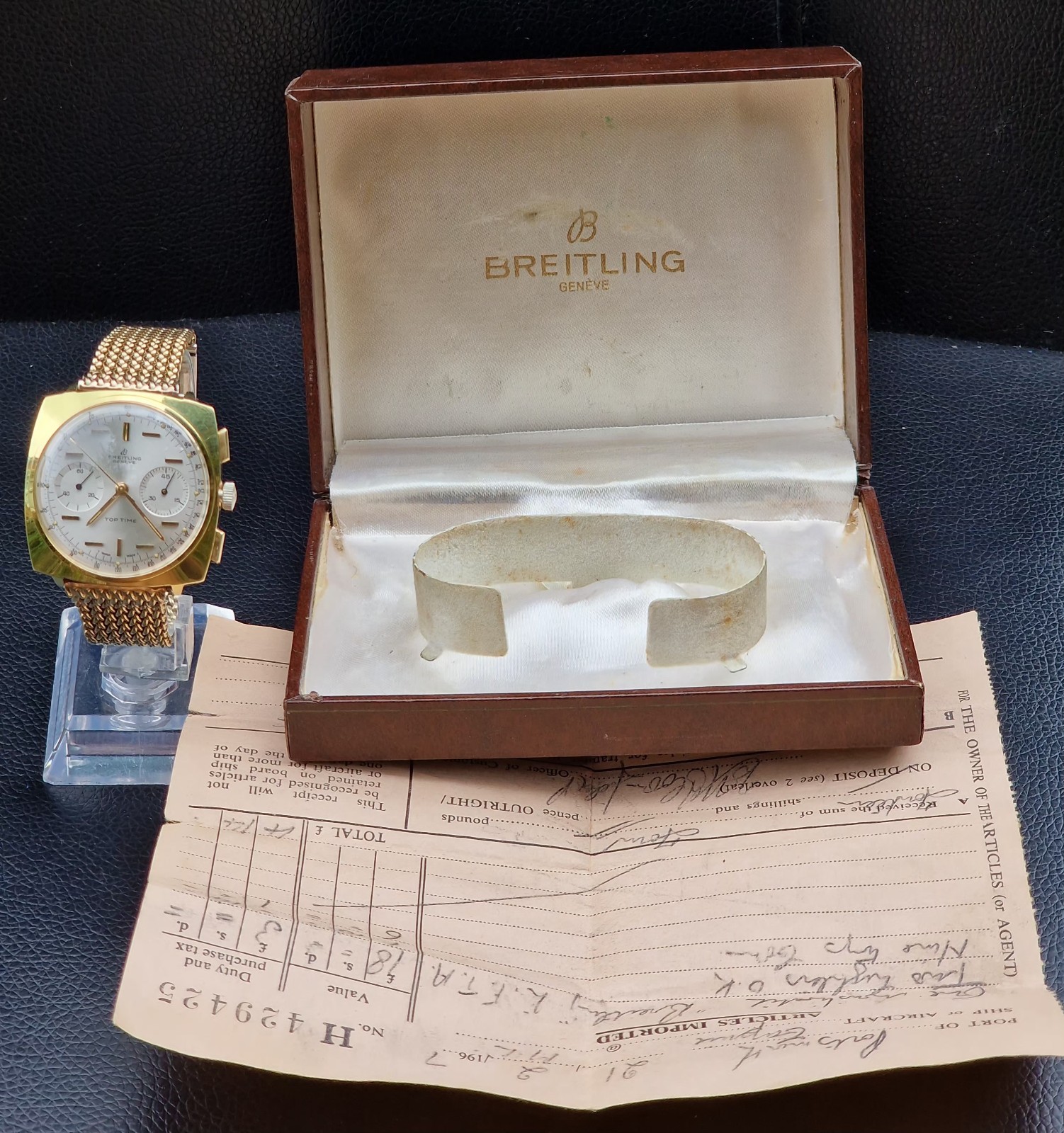 Breitling Top Time 2008 Stainless steel Black 1966 | Clocks part 2