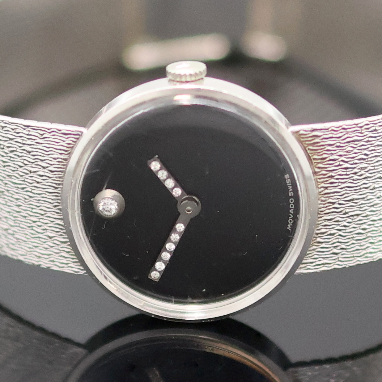 Movado Museum 87-A2-B76K Stainless steel Black 1992 Netherlands