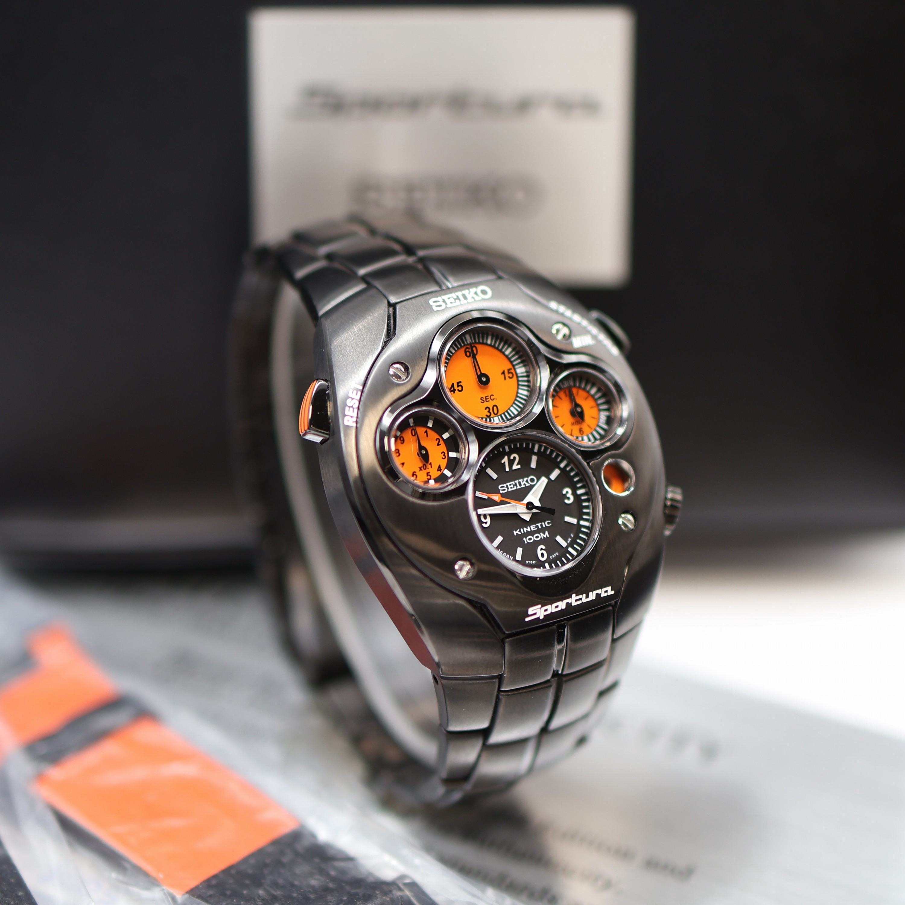 ひ*し様 SEIKO Sportura 7T62-0LC0 クロノグラフ 腕時計 Seiko Sportura 7T62-0LC0 Stainless steel Black Japan | Dealer