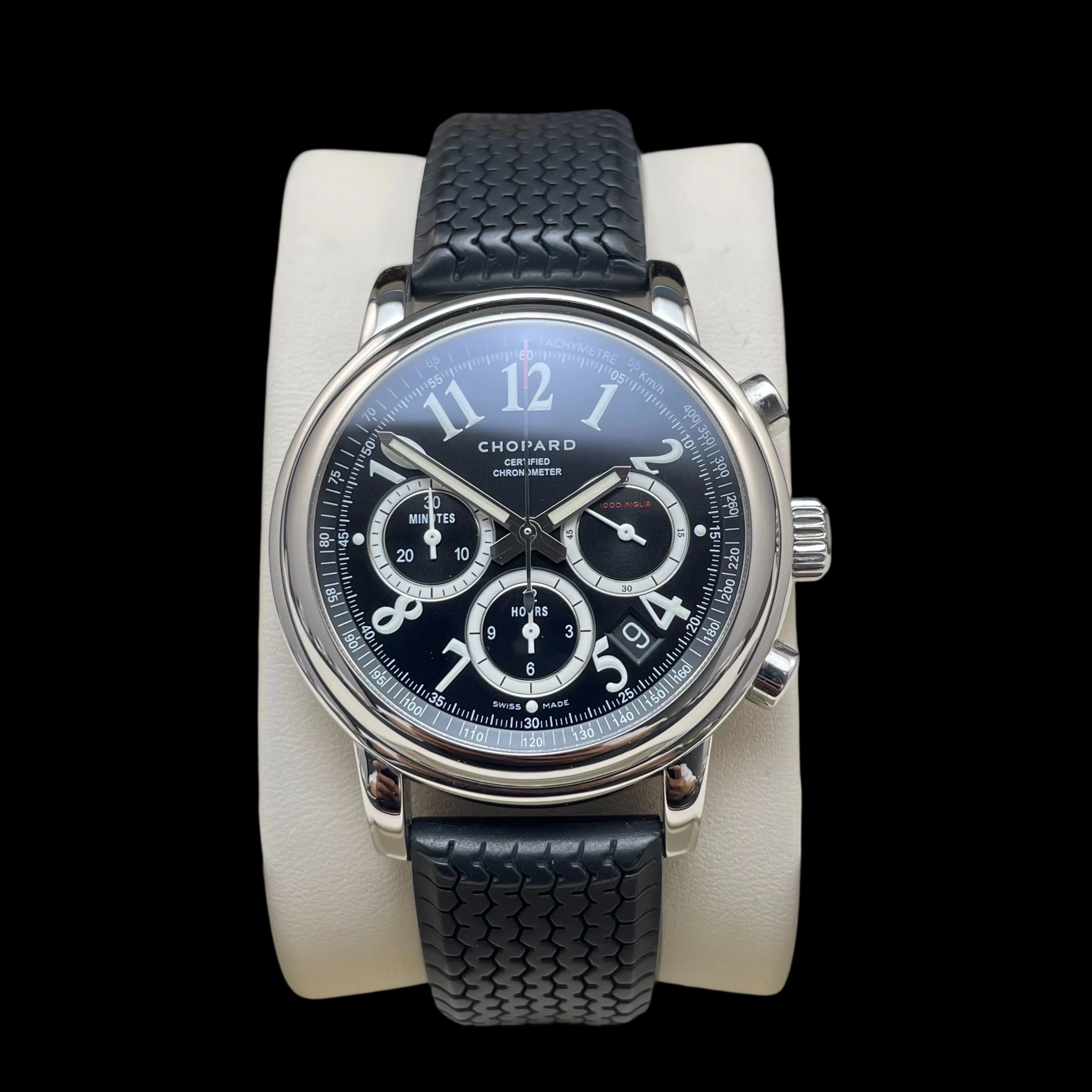 れーたろう　2 Chopard Mille Miglia 168511-3002 Stainless steel Gray Japan